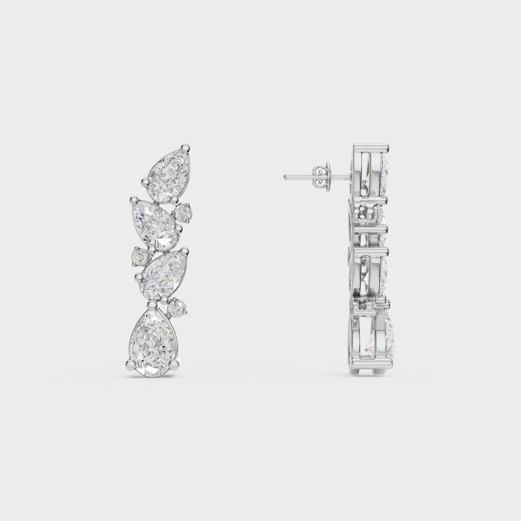 Eternal Symphony of Diamonds With Earrings