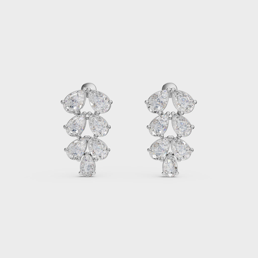 Glam leaf Diamond Statement Set