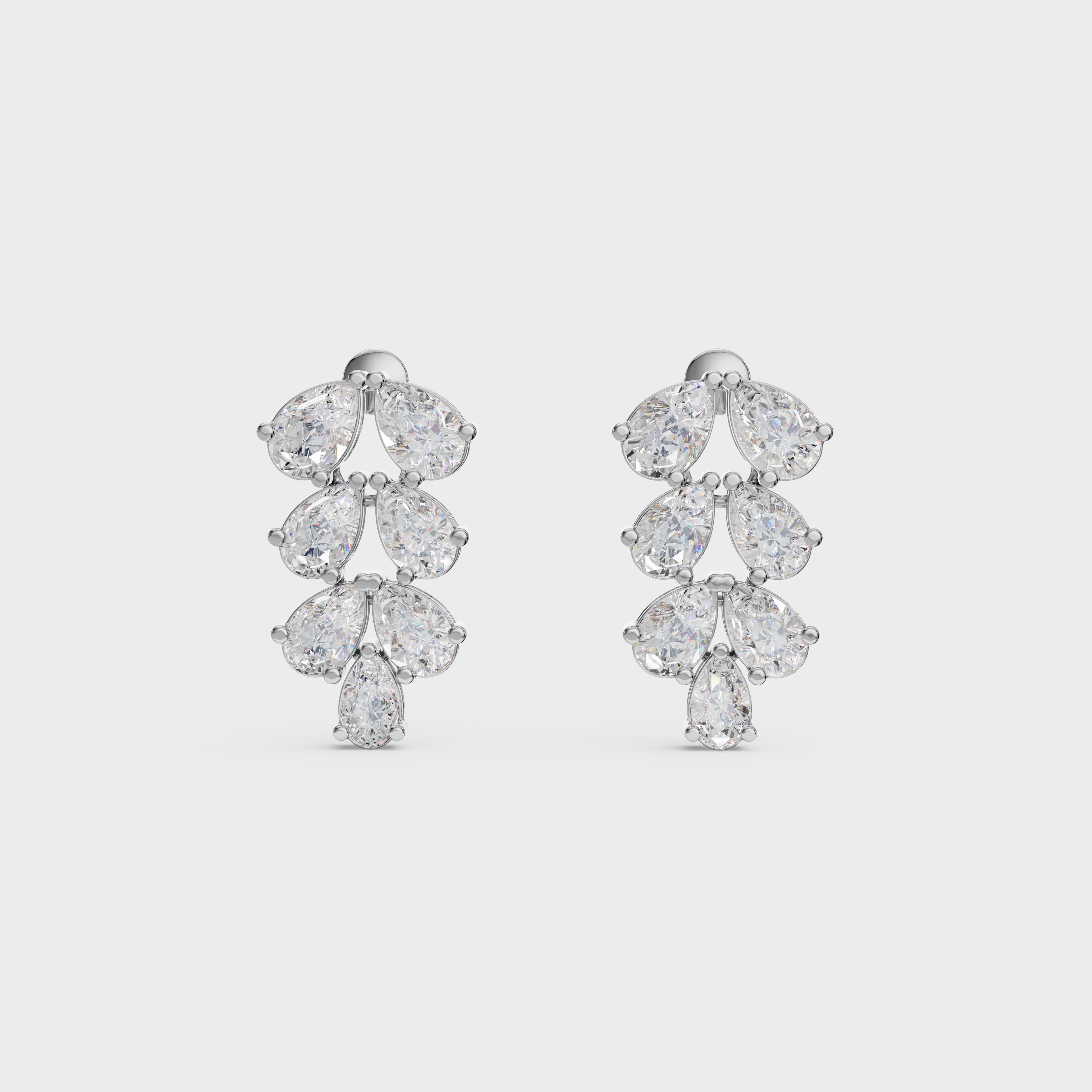 Glam leaf Diamond Statement Set