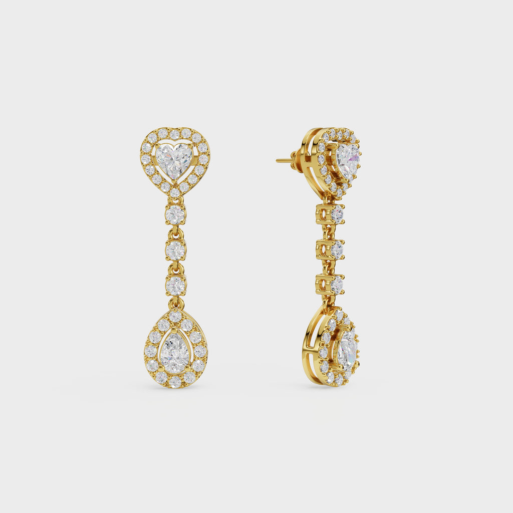 The Golden Marquise Cascade set