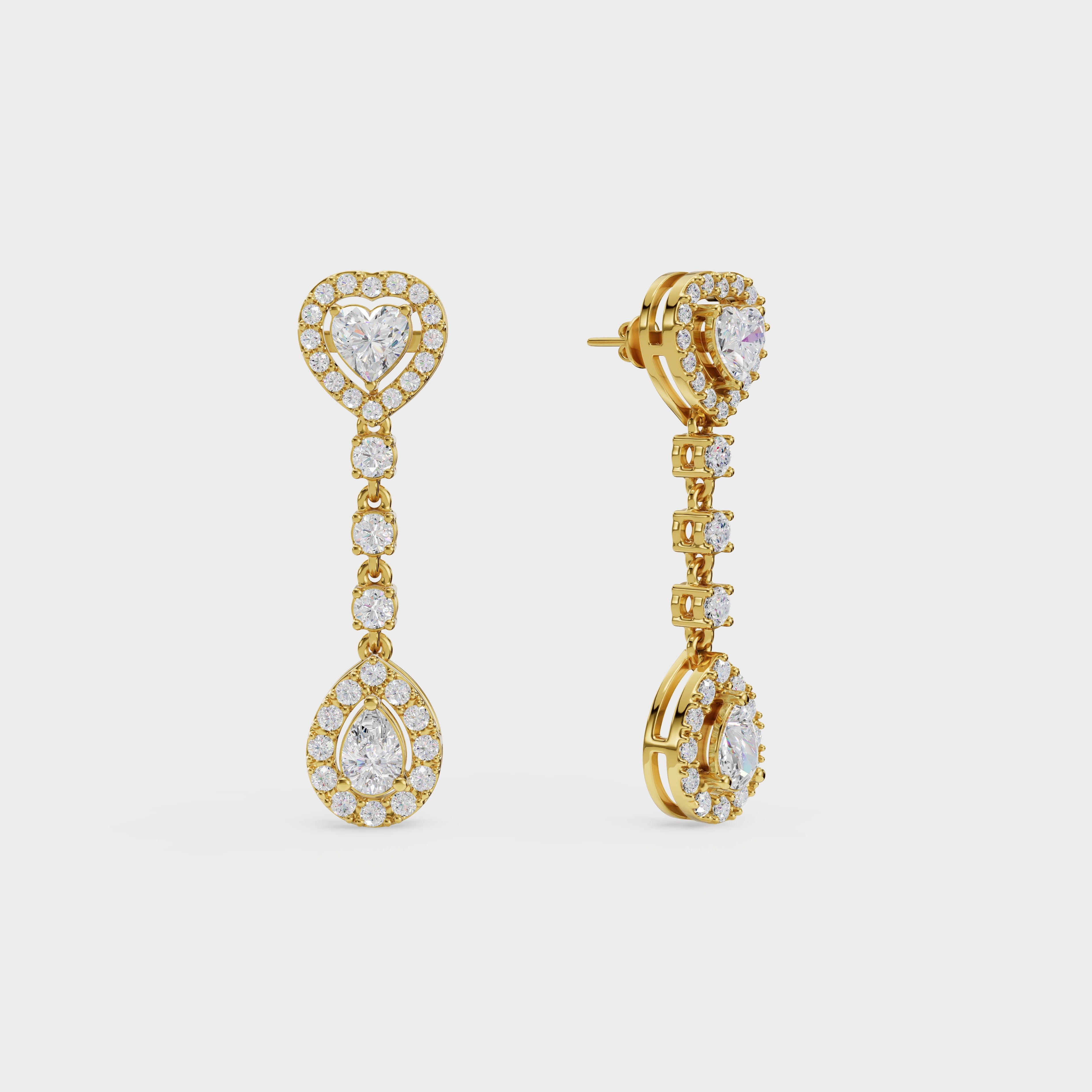 The Golden Marquise Cascade set