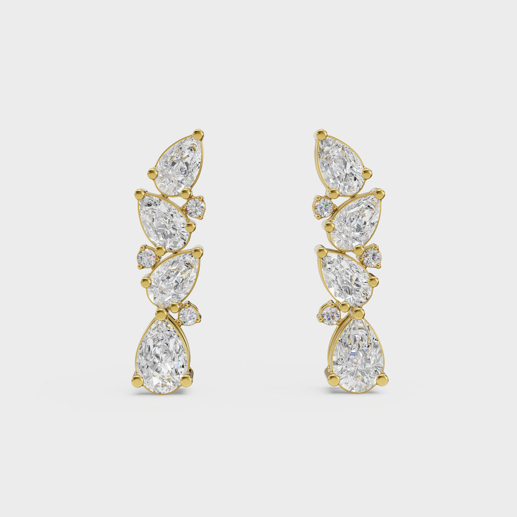 Eternal Symphony of Diamonds With Earrings