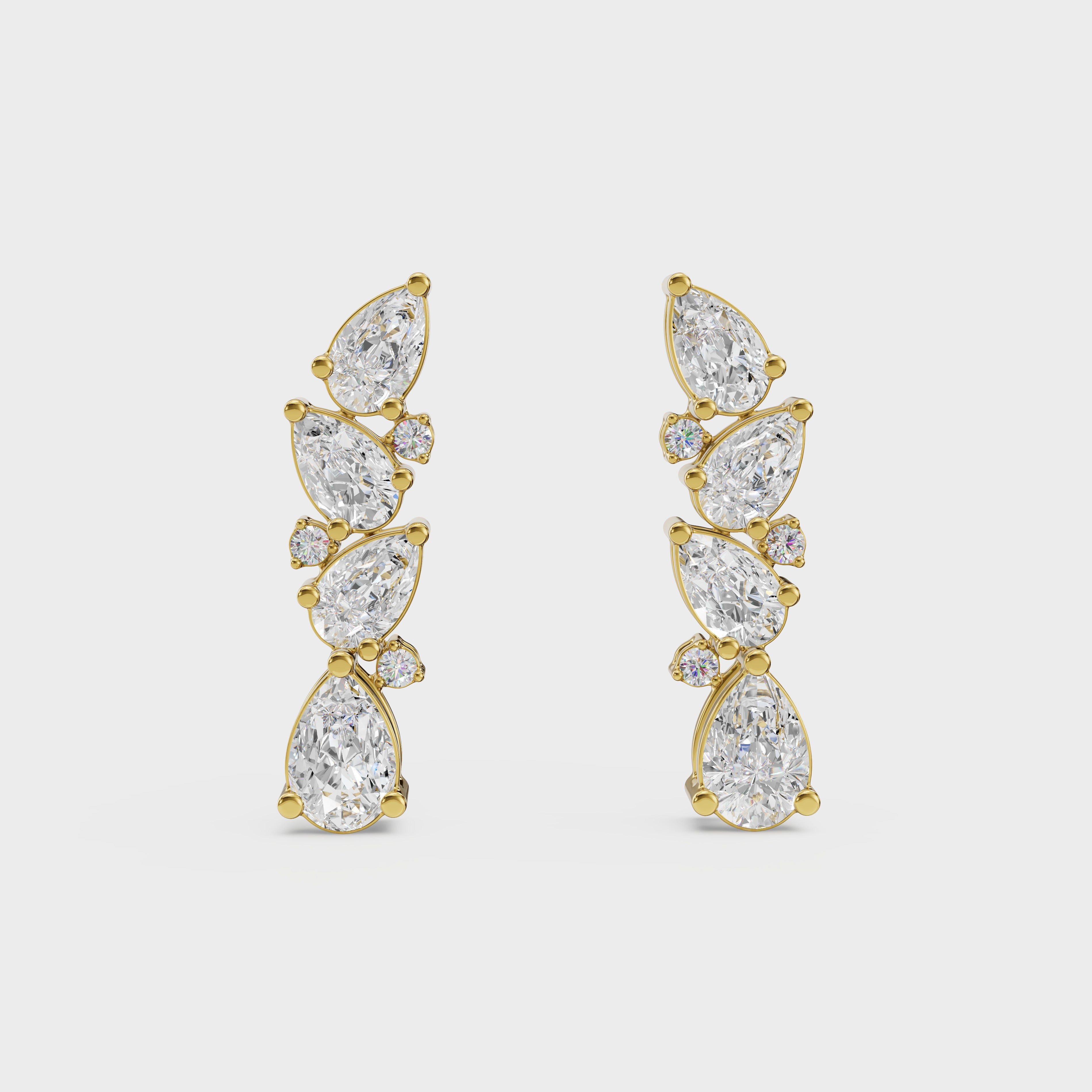Eternal Symphony of Diamonds With Earrings