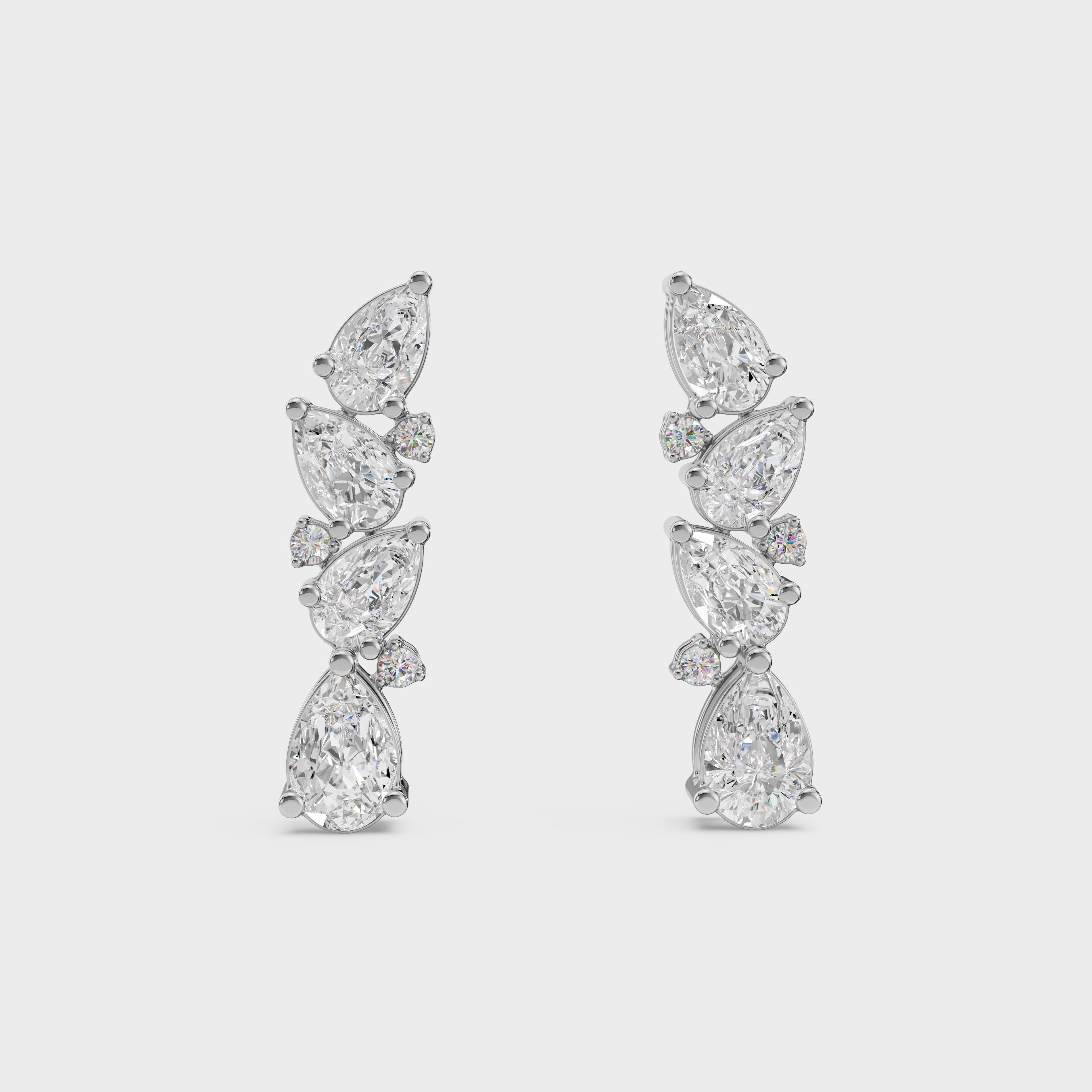 Eternal Symphony of Diamonds With Earrings