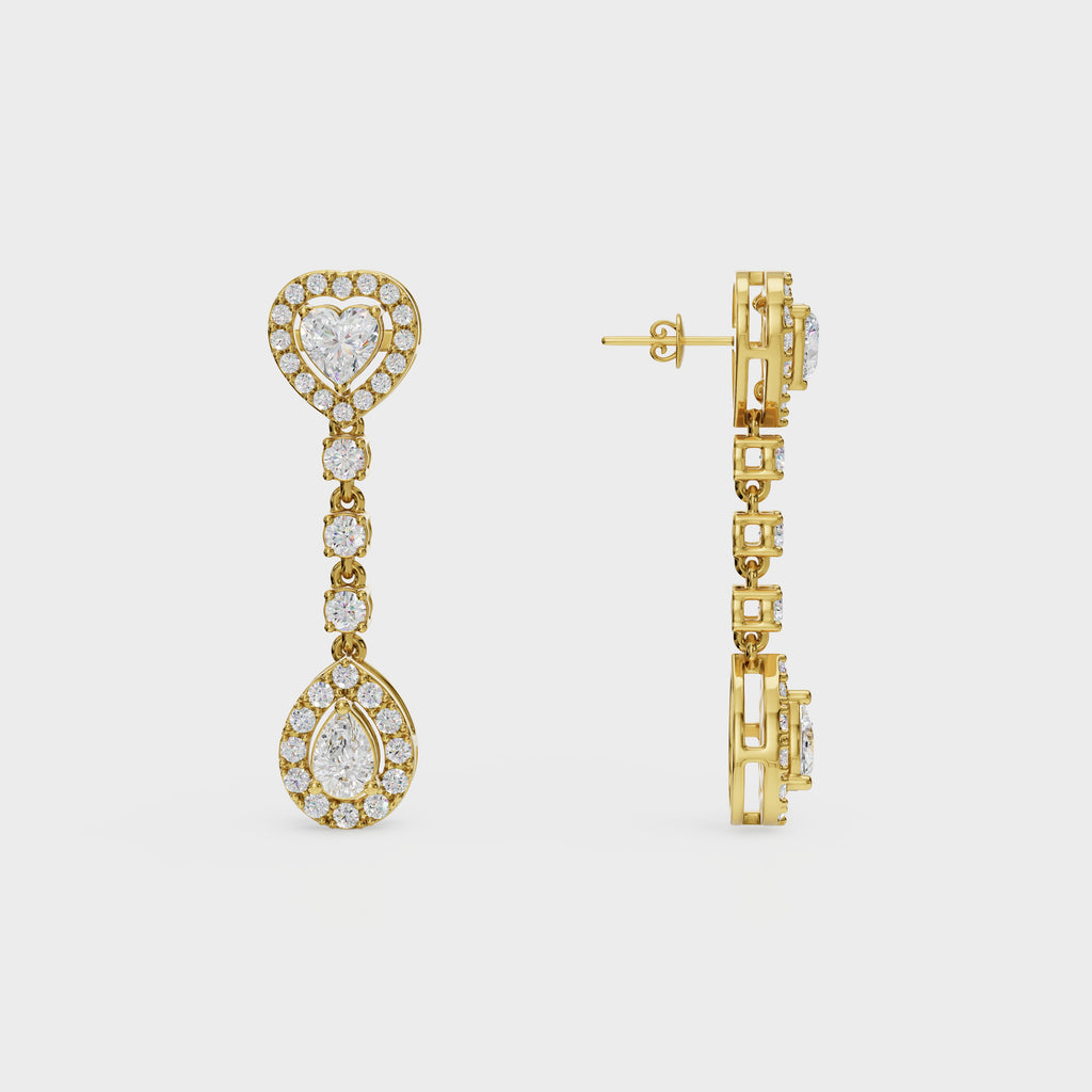 The Golden Marquise Cascade set