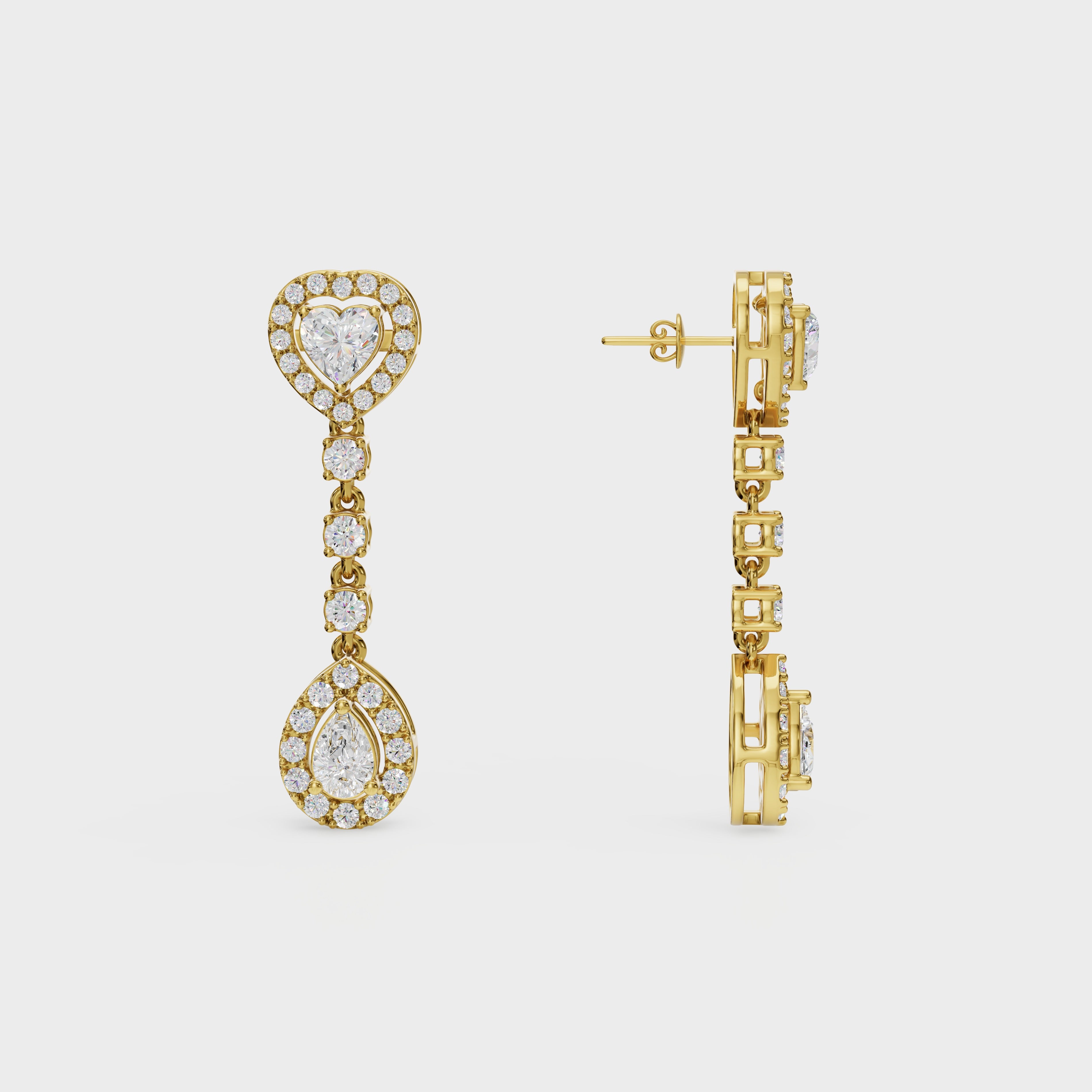 The Golden Marquise Cascade set