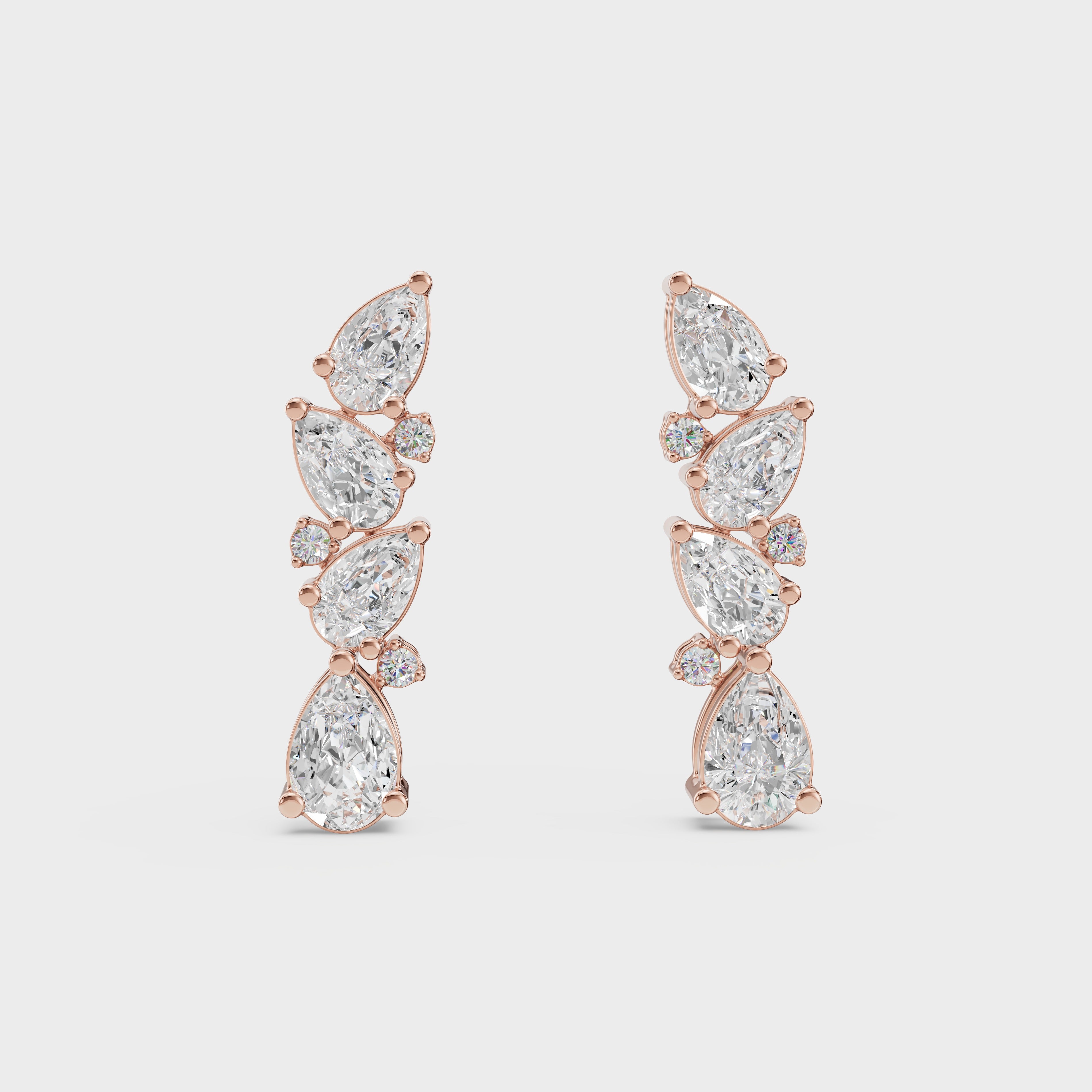 Eternal Symphony of Diamonds With Earrings