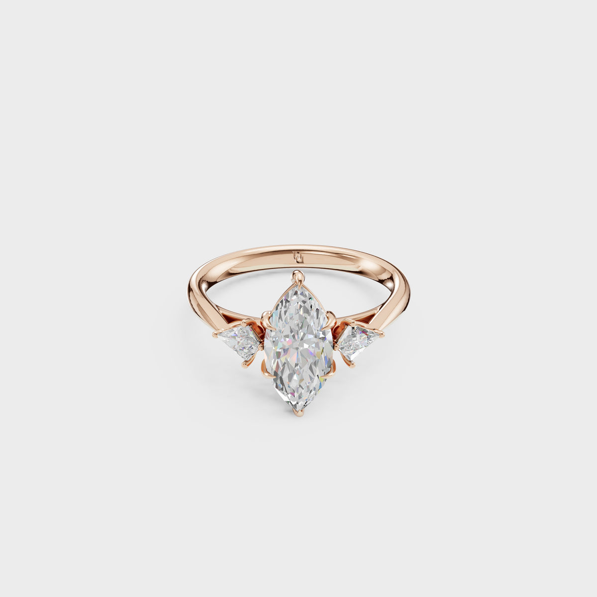 1ct Marquise & Kite Diamond Engagement Ring