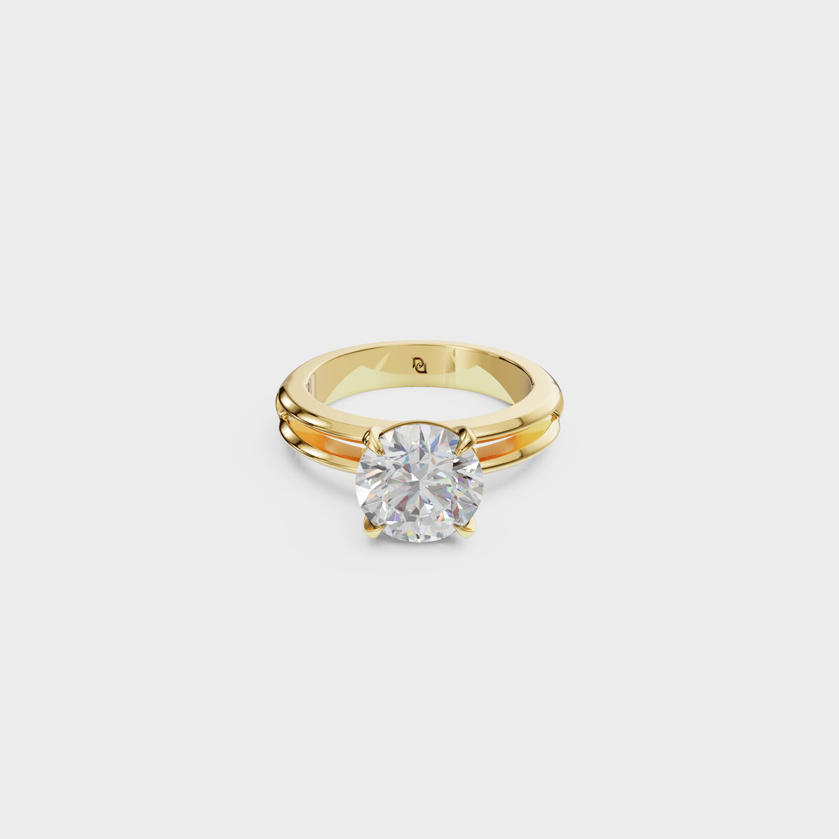 2.40ct Diamond Core Solitaire Band