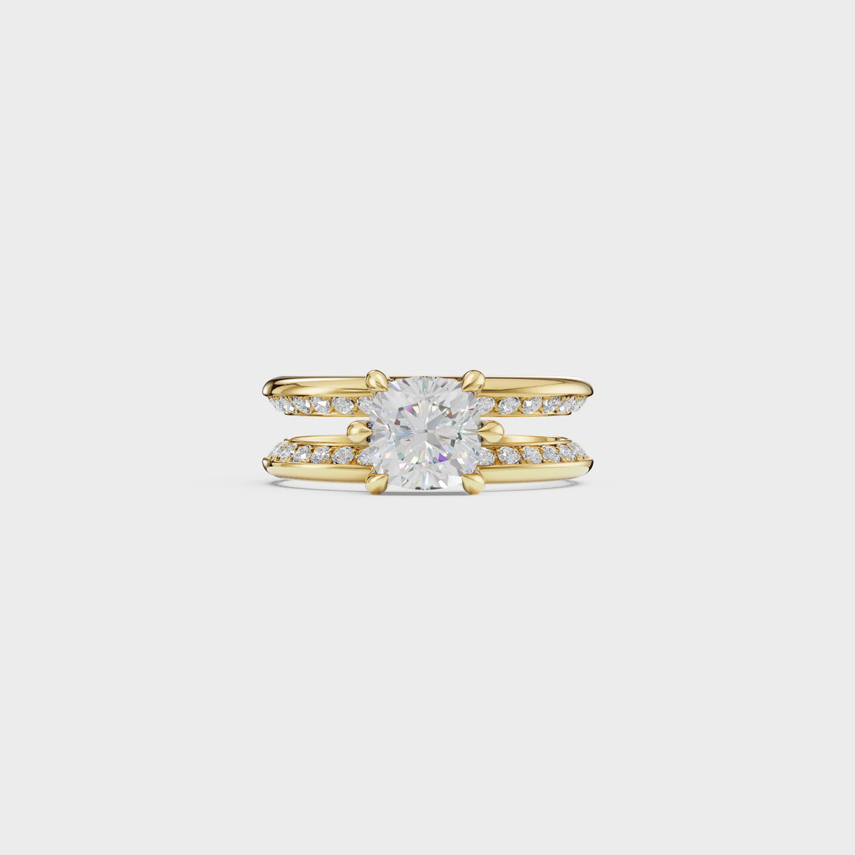 The Perfect Union Cushion Set ring