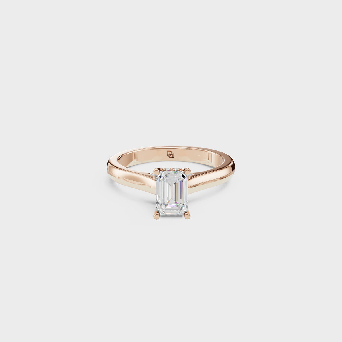 1ct Emerald Cut Ring