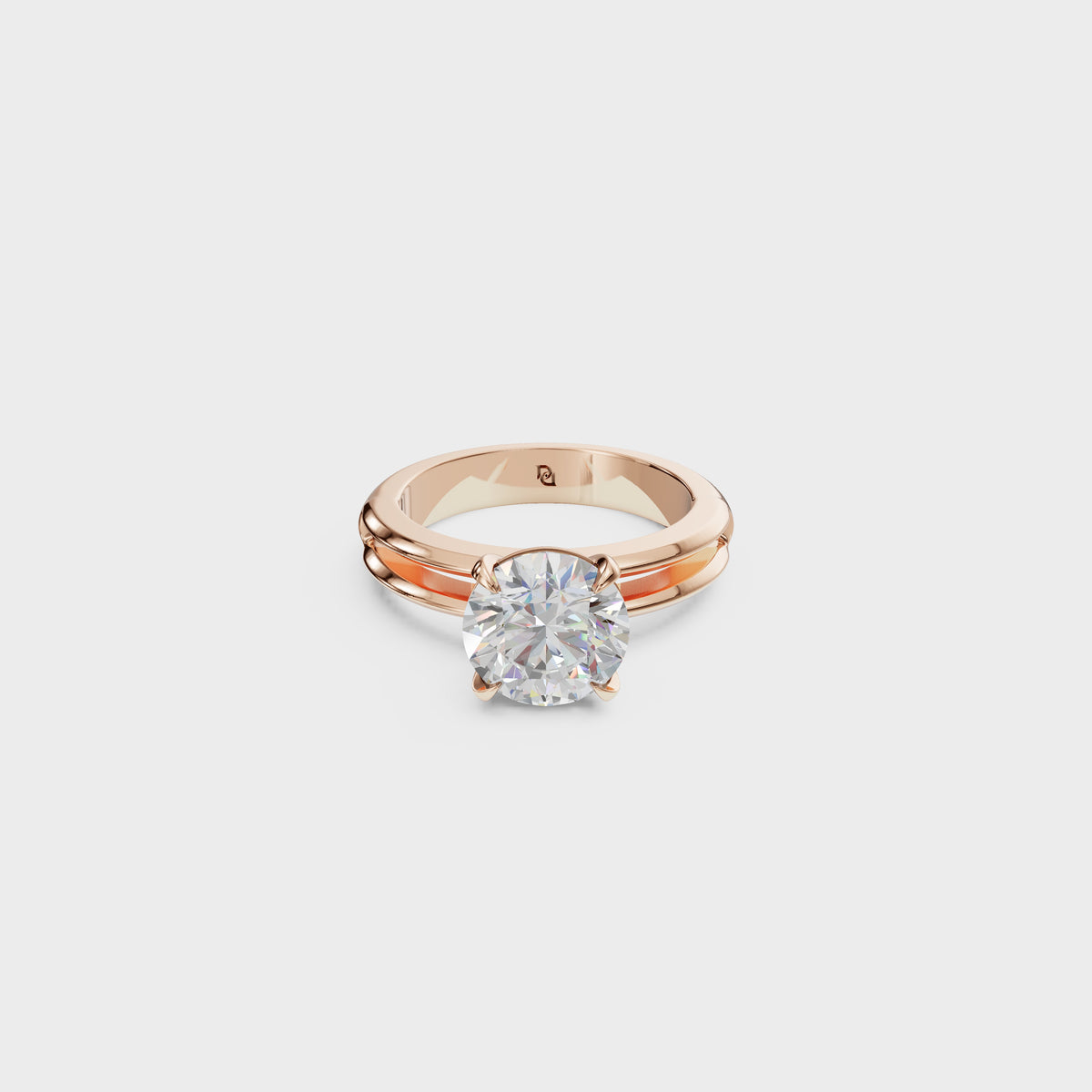 2.40ct Diamond Core Solitaire Band