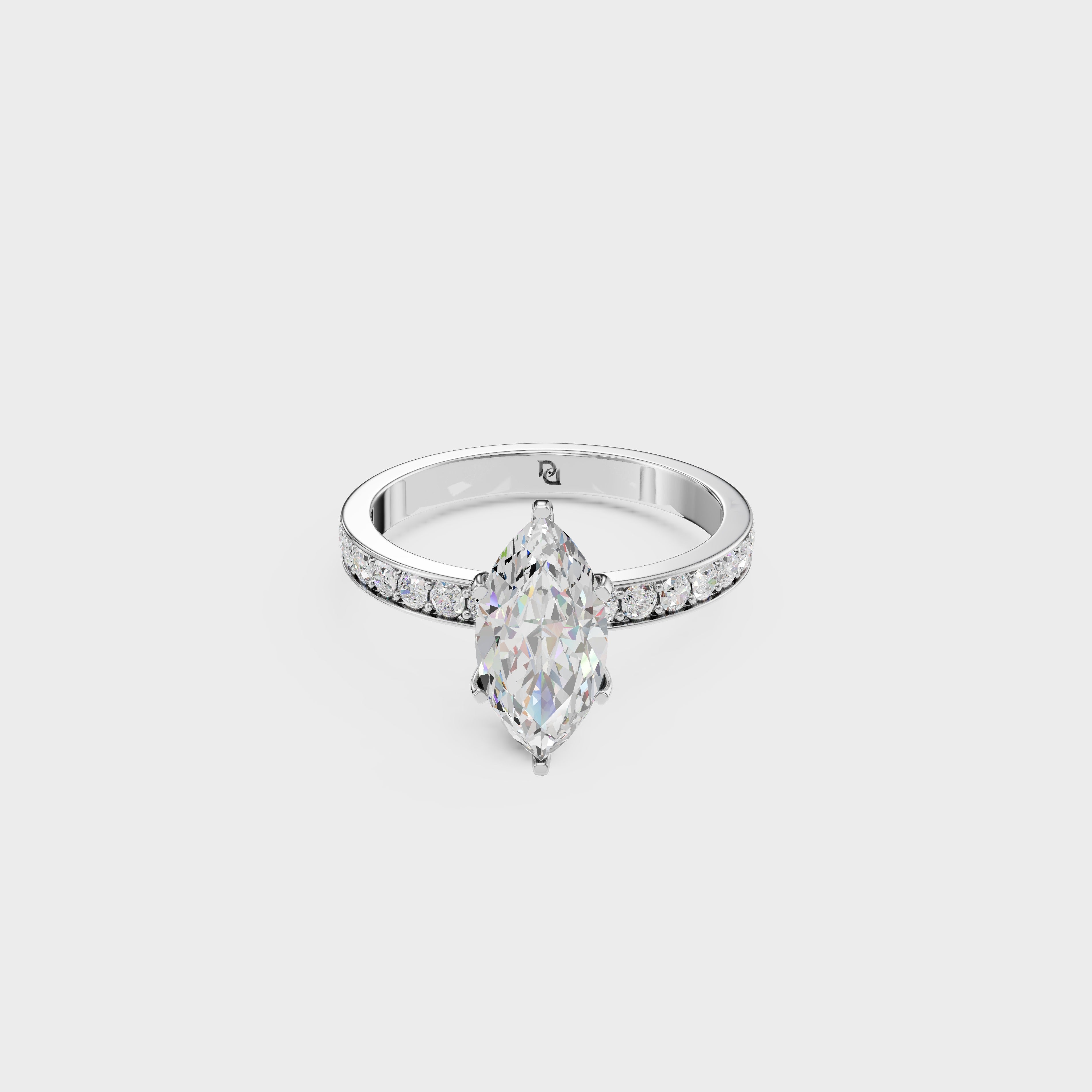 Vintage Marquise Engagement Ring