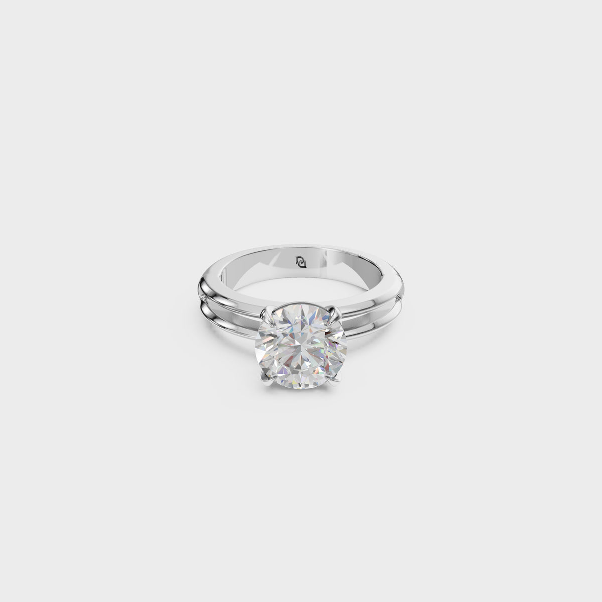 2.40ct Diamond Core Solitaire Band
