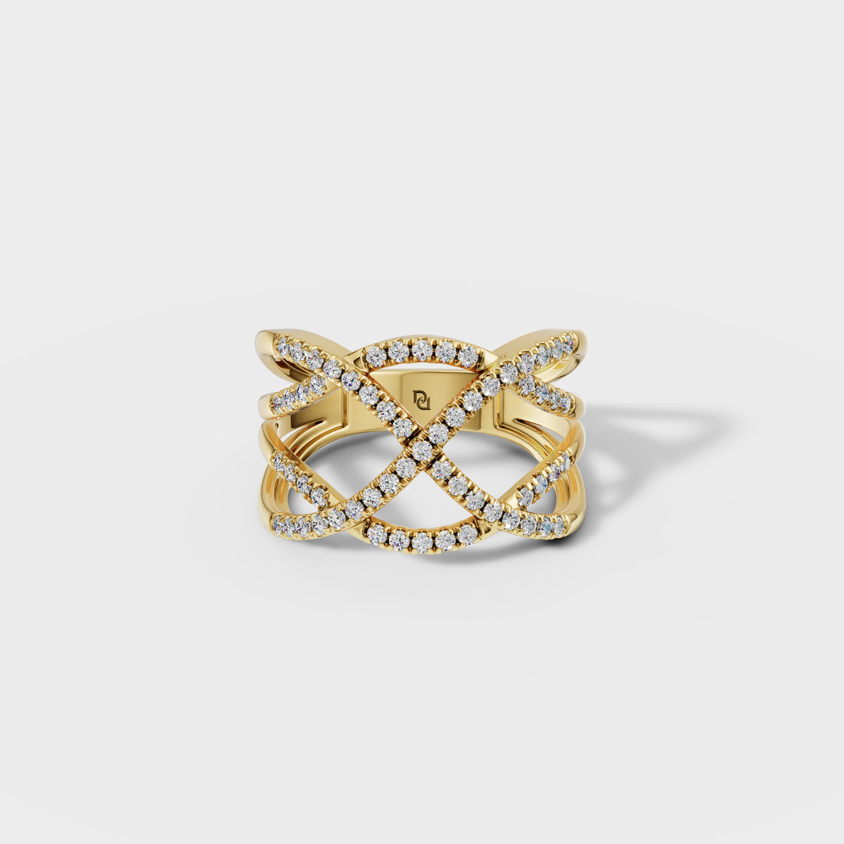 Interwoven Diamond Ring