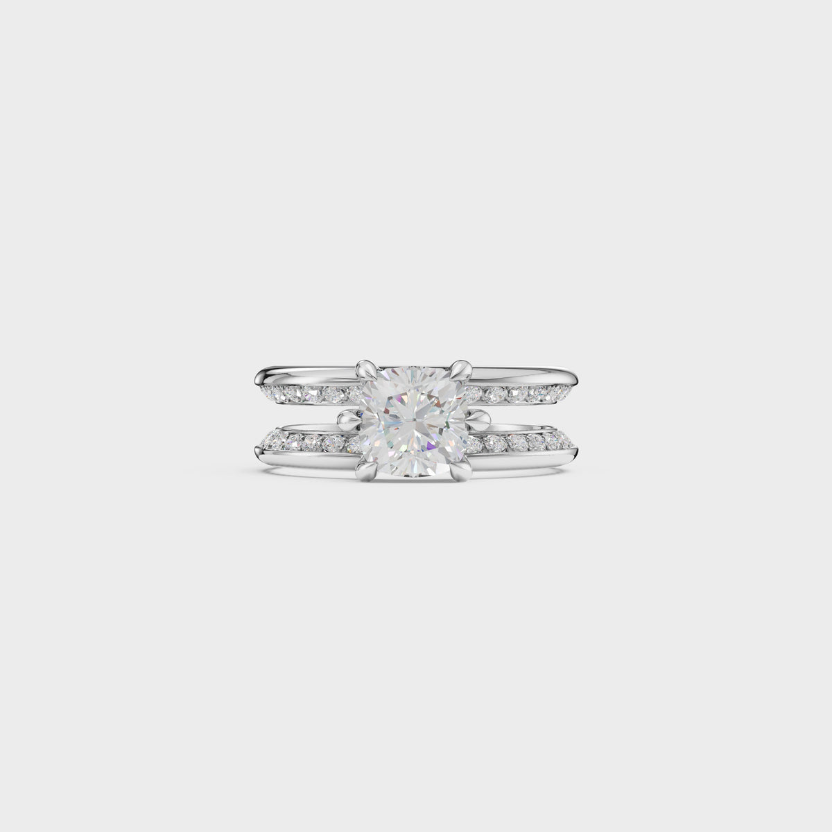 The Perfect Union Cushion Set ring