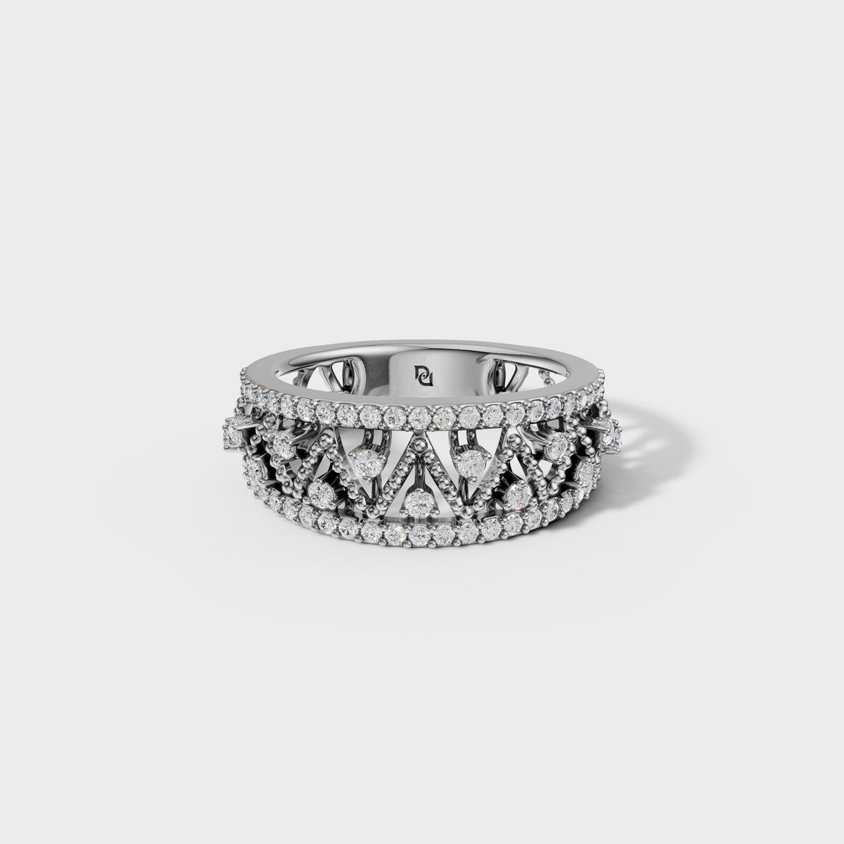 Diamond Stackable Band Ring