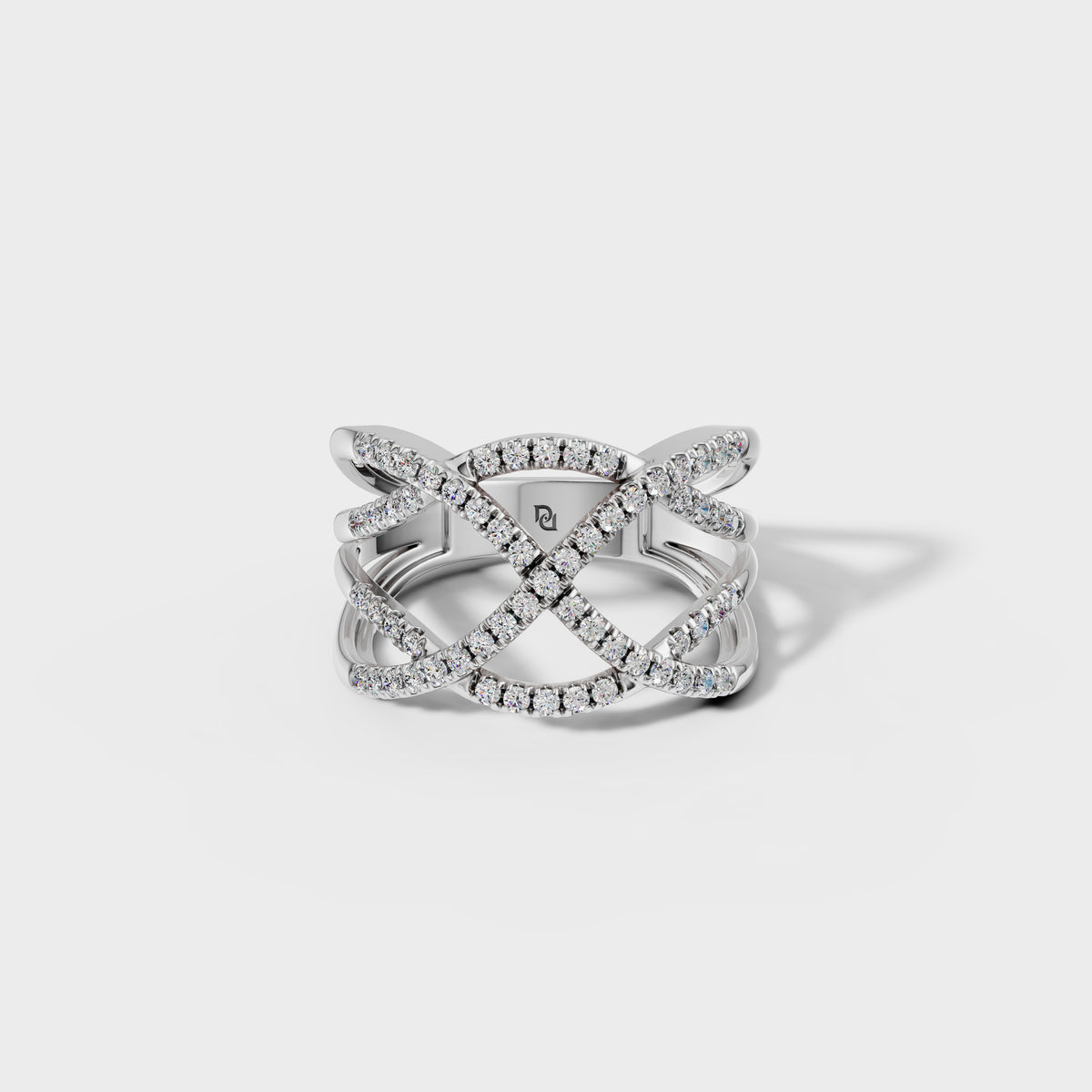 Interwoven Diamond Ring