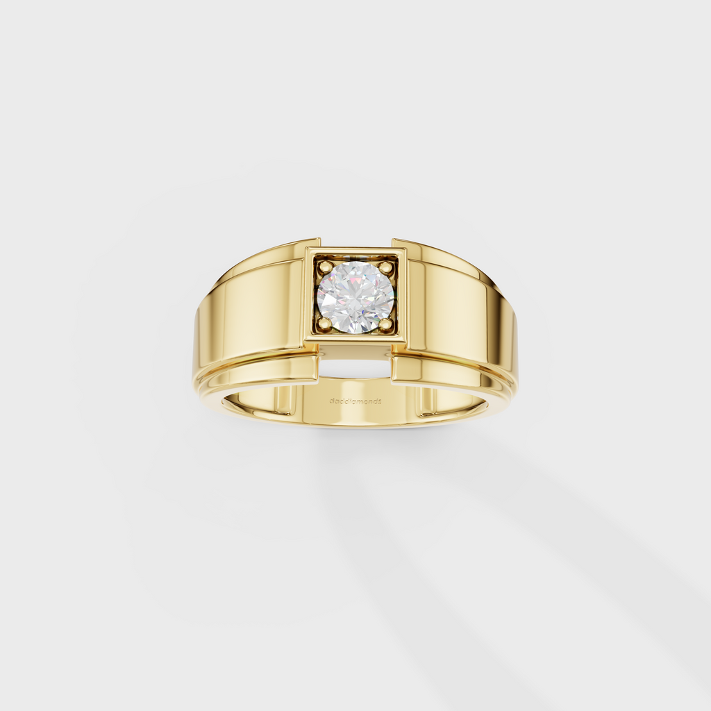 Citadel Round Men's Ring