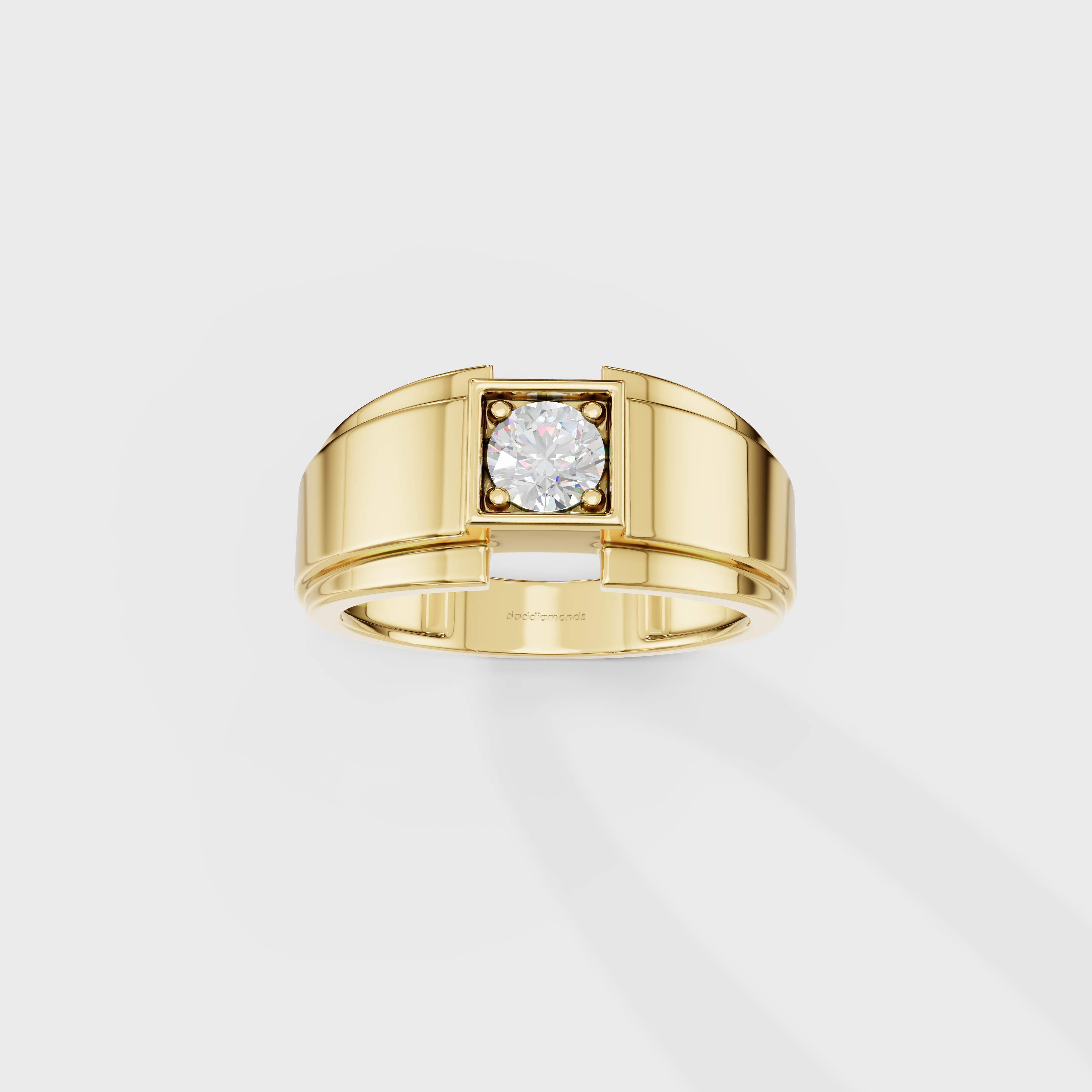 Citadel Round Men's Ring