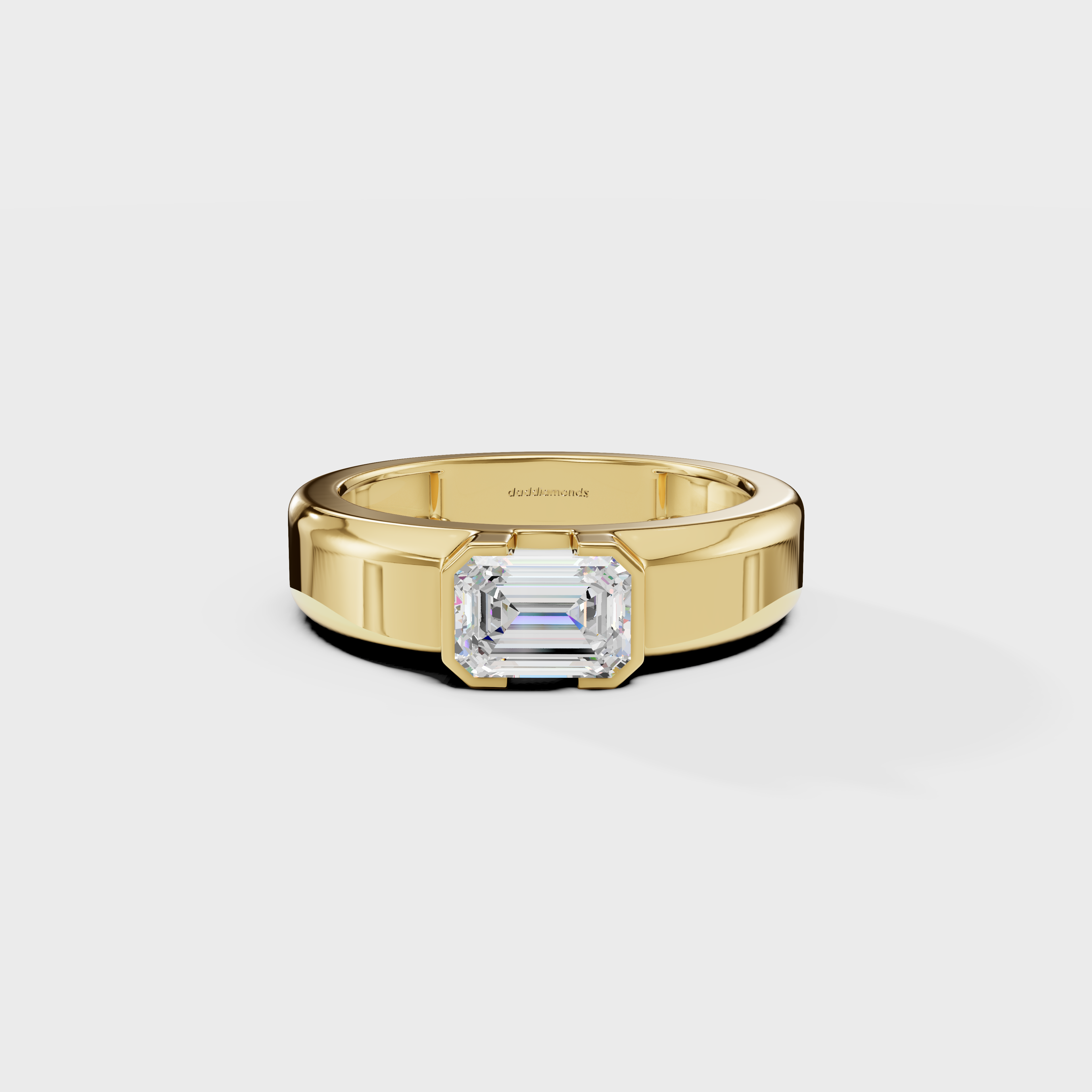 Lumora Emerald Men's Ring