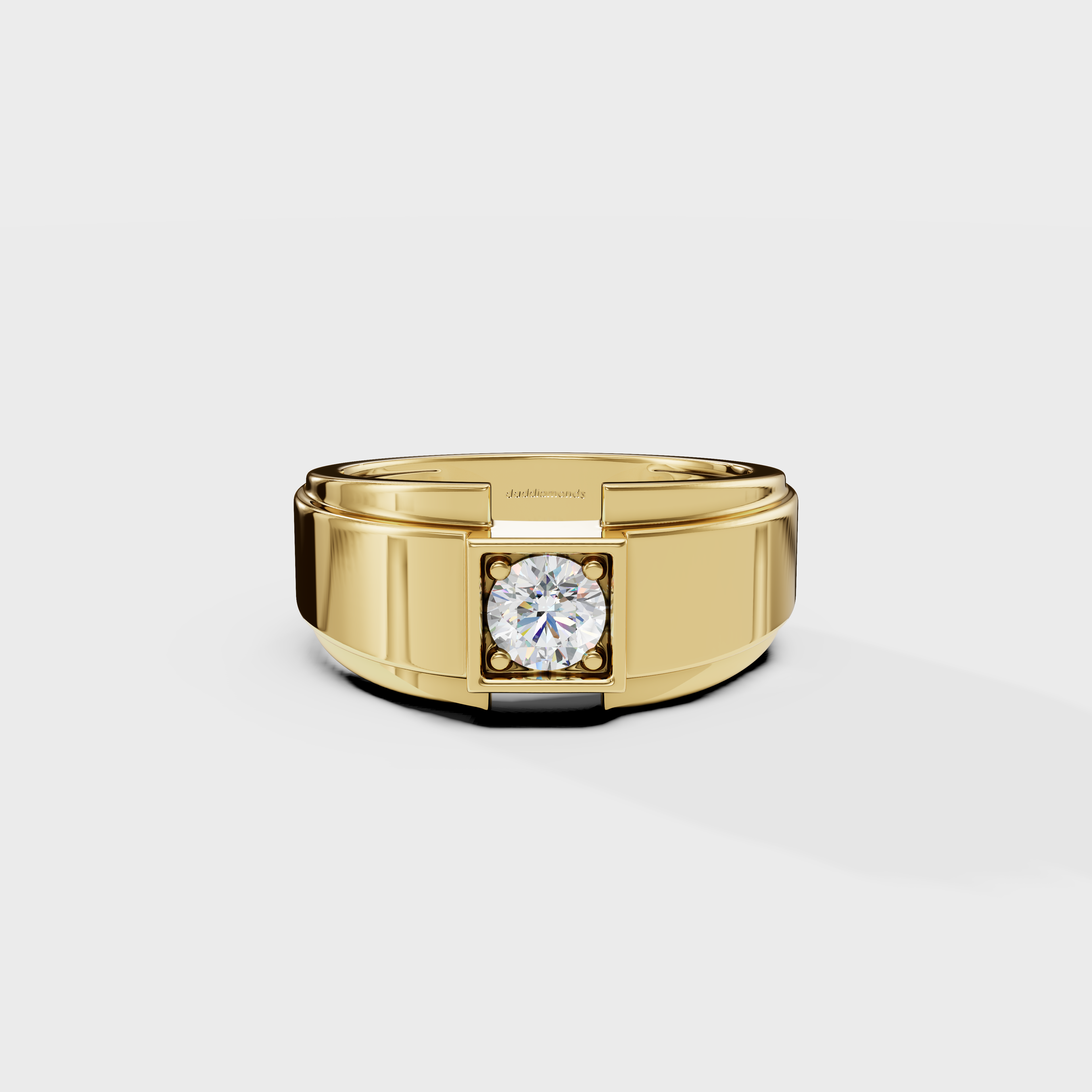 Citadel Round Men's Ring