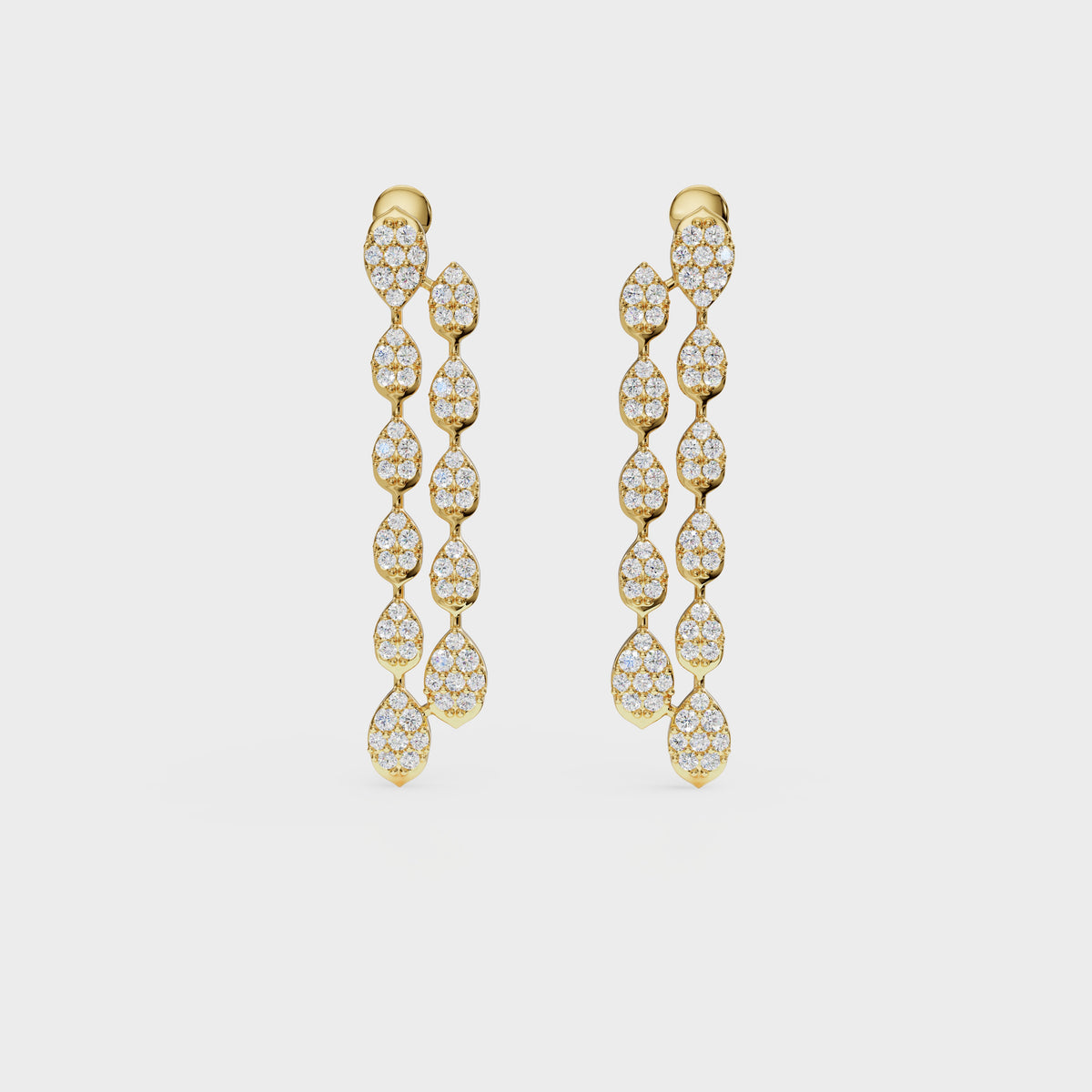 Waterfall Diamond Drop Earrings
