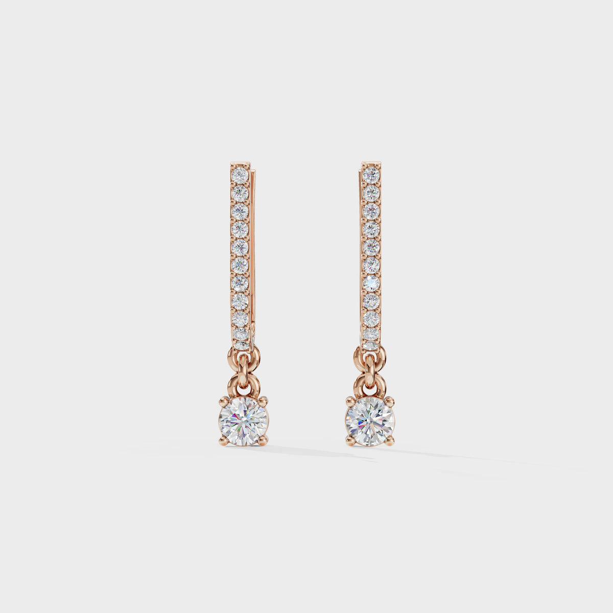 Aurora Diamond Drop Earrings