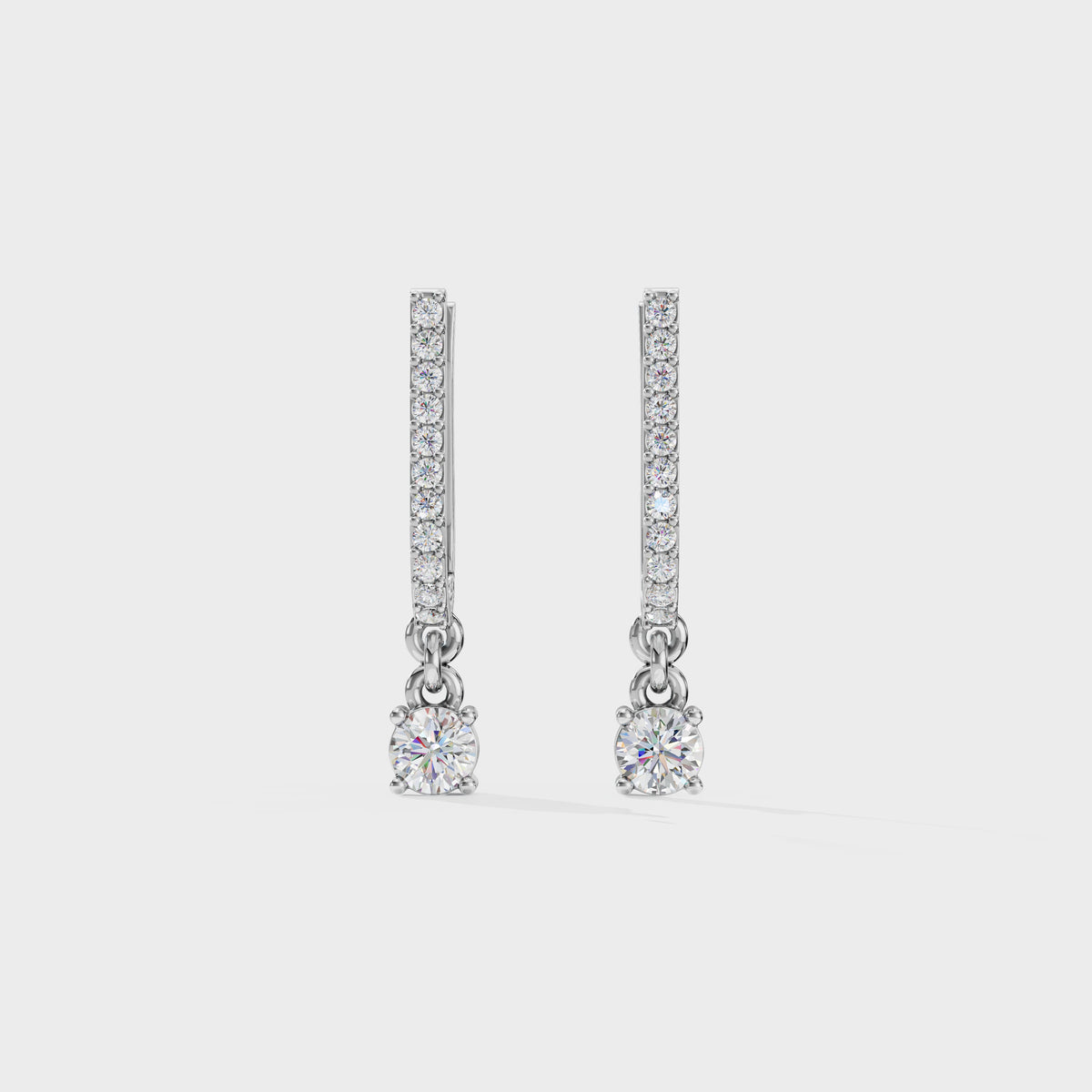 Aurora Diamond Drop Earrings