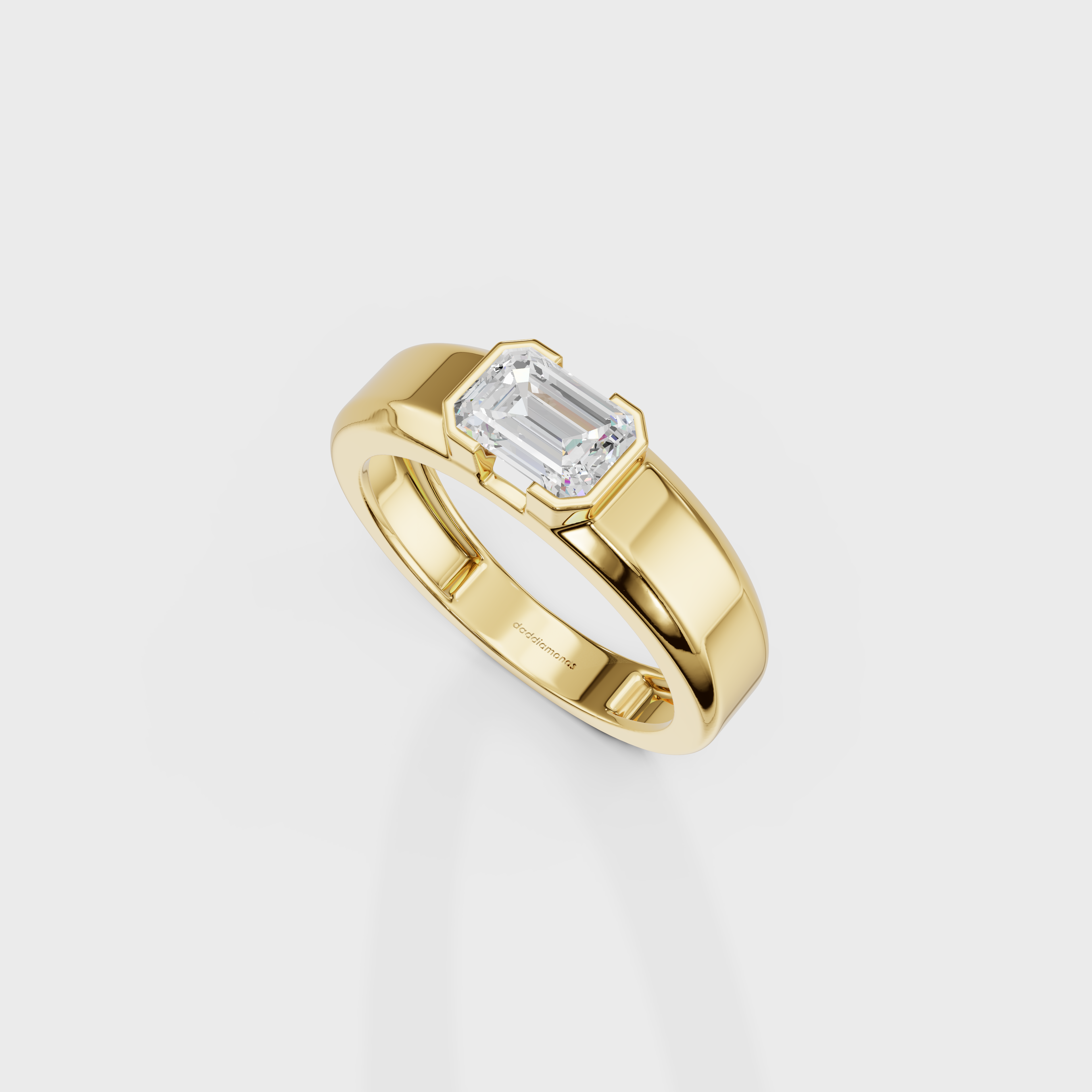 Lumora Emerald Men's Ring