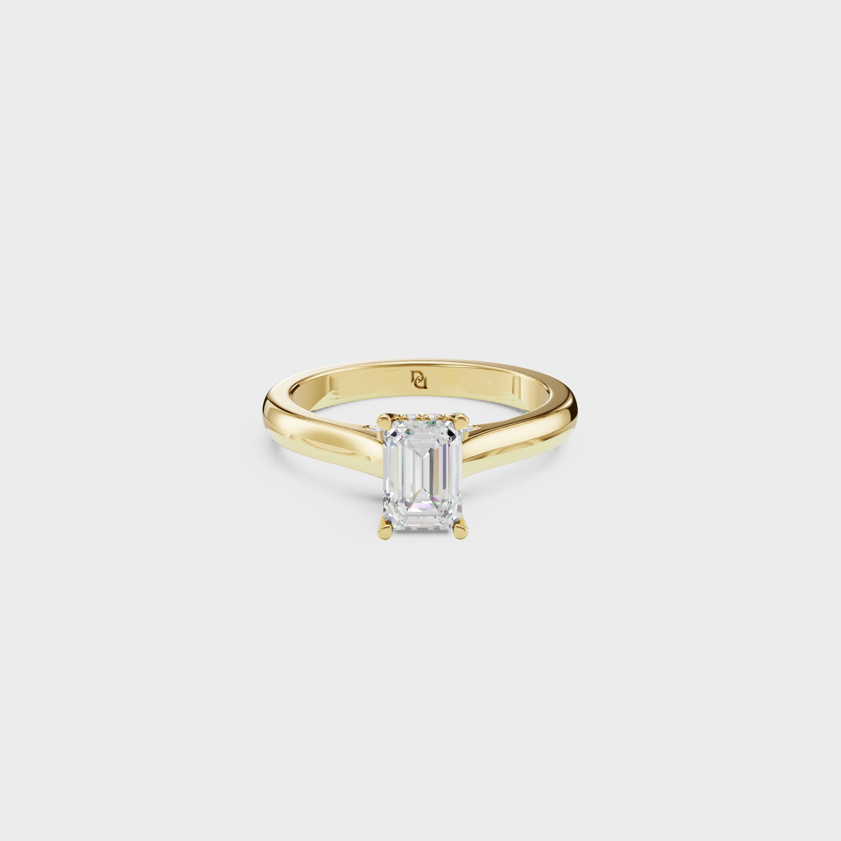 1ct Emerald Cut Ring