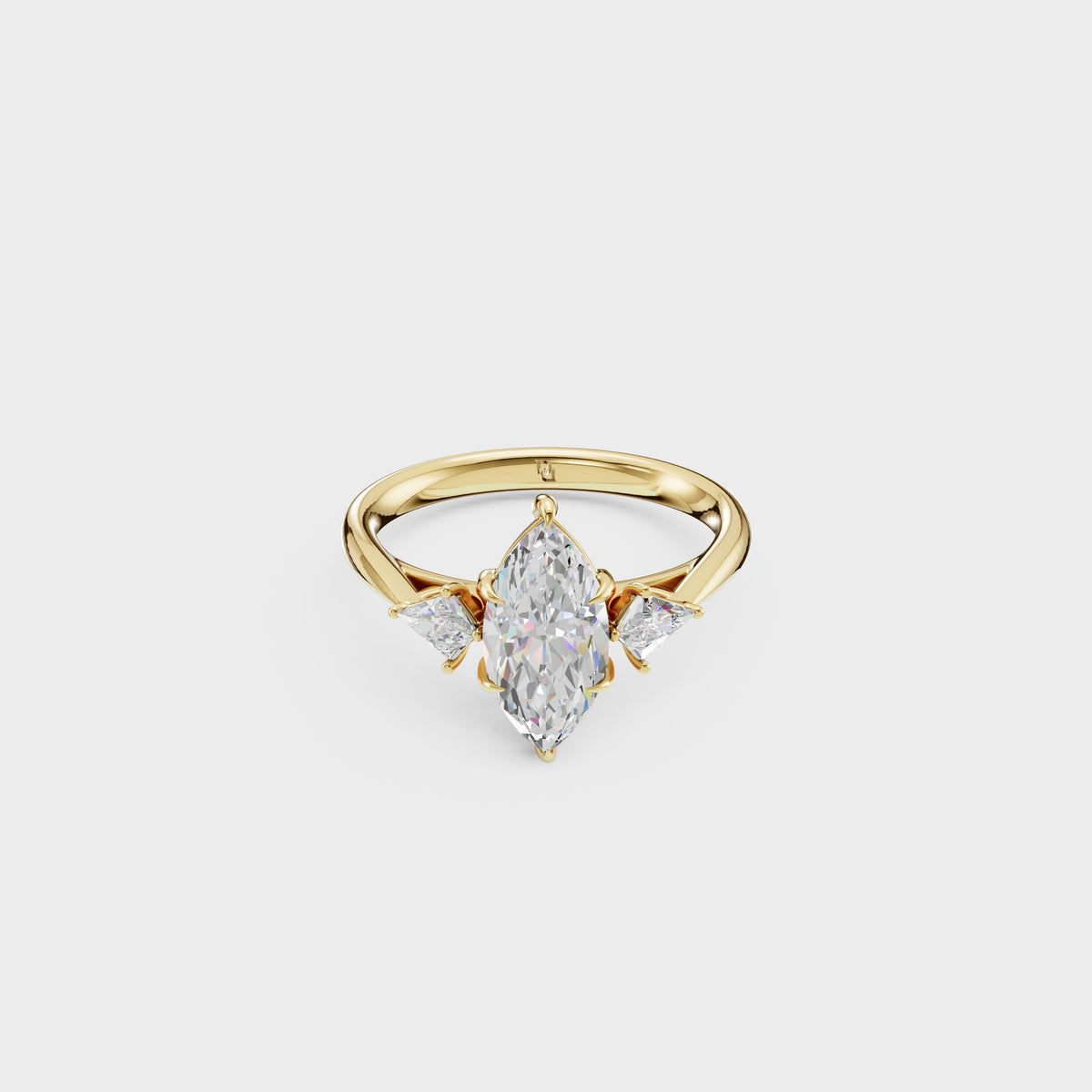 1ct Marquise & Kite Diamond Engagement Ring