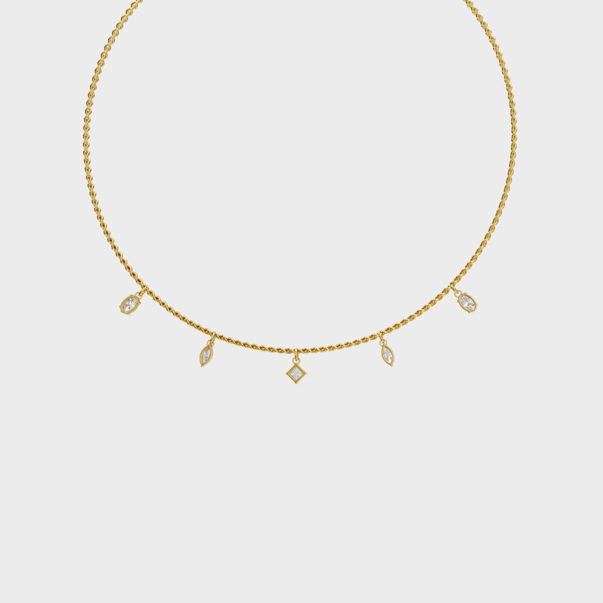Dazzling constellation diamonds charm
