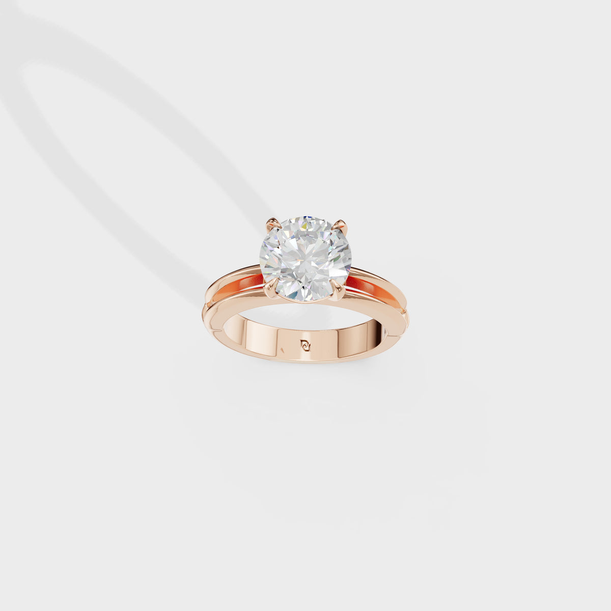 2.40ct Diamond Core Solitaire Band