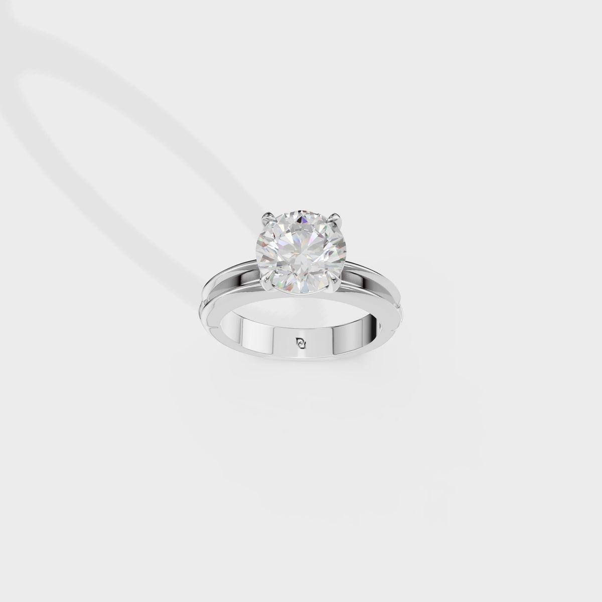 2.40ct Diamond Core Solitaire Band