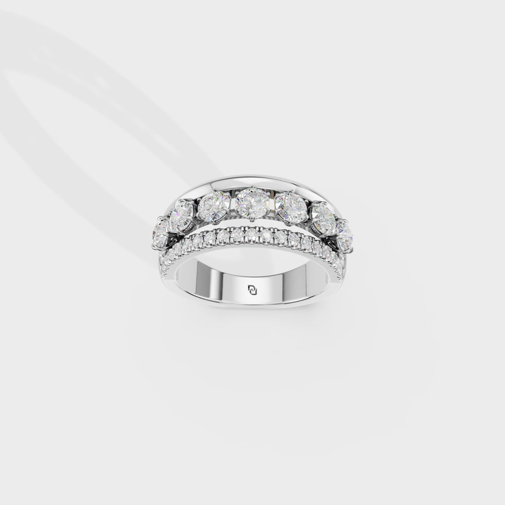 Aura Float Diamond Ring