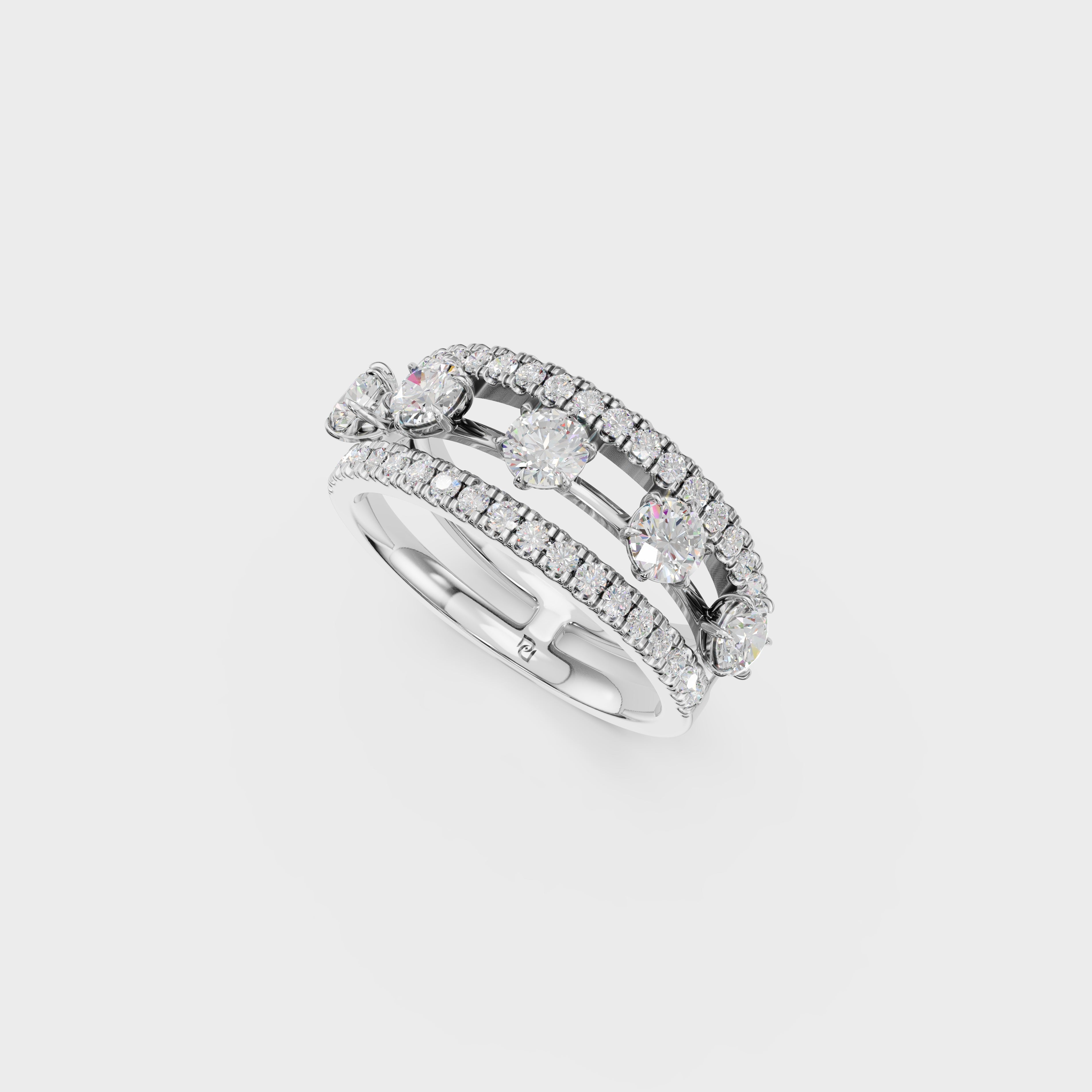 Luxe Layer Diamond Ring