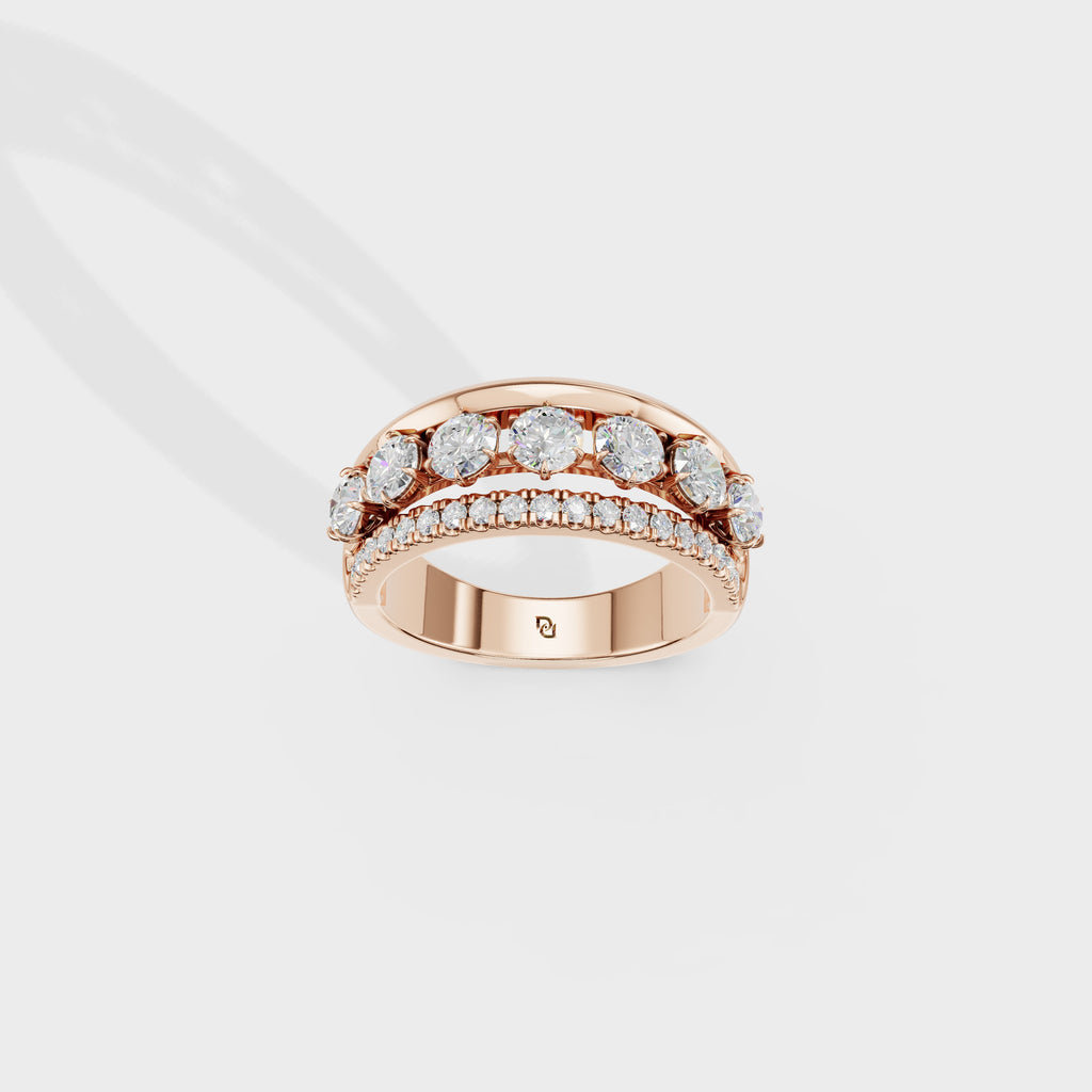 Aura Float Diamond Ring