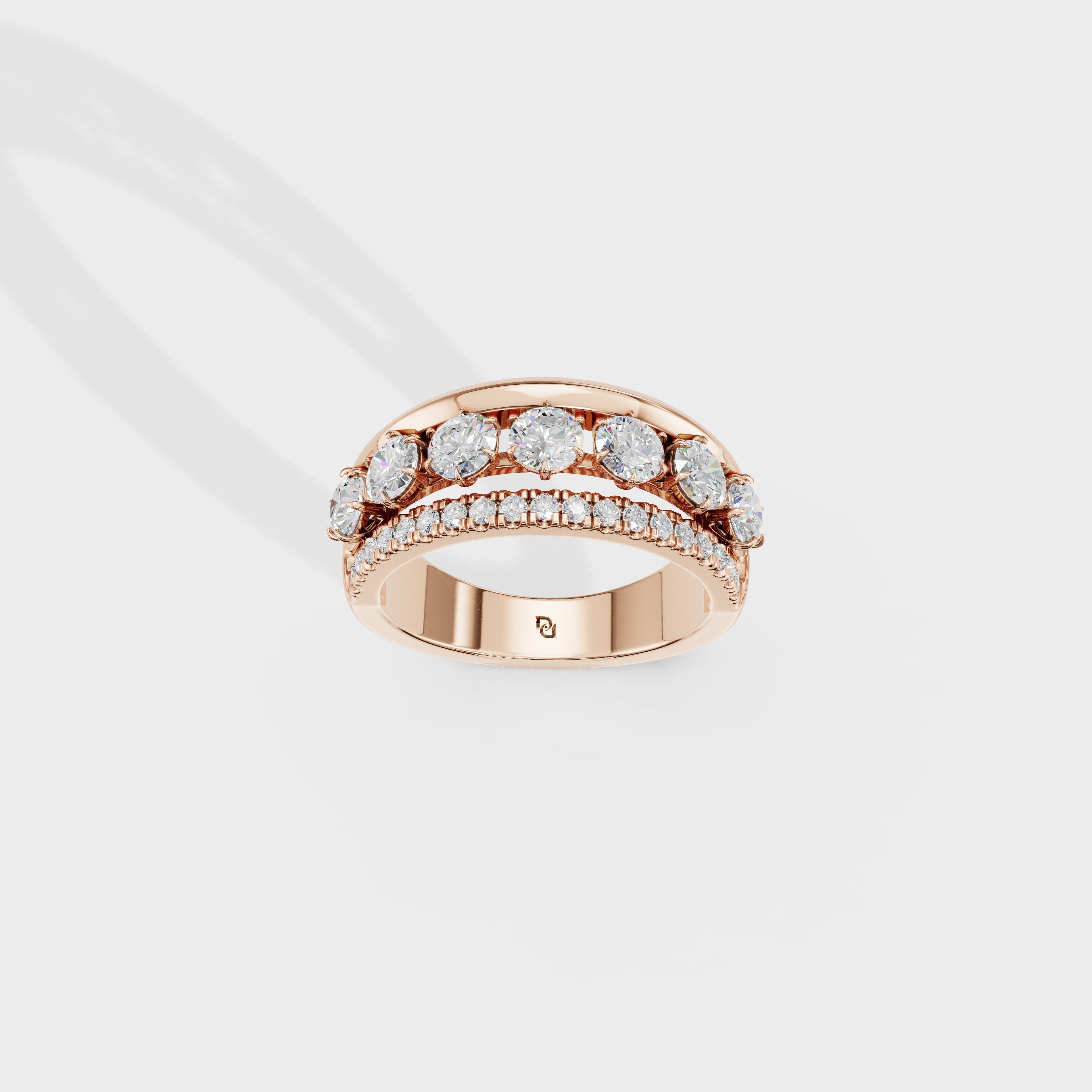 Aura Float Diamond Ring