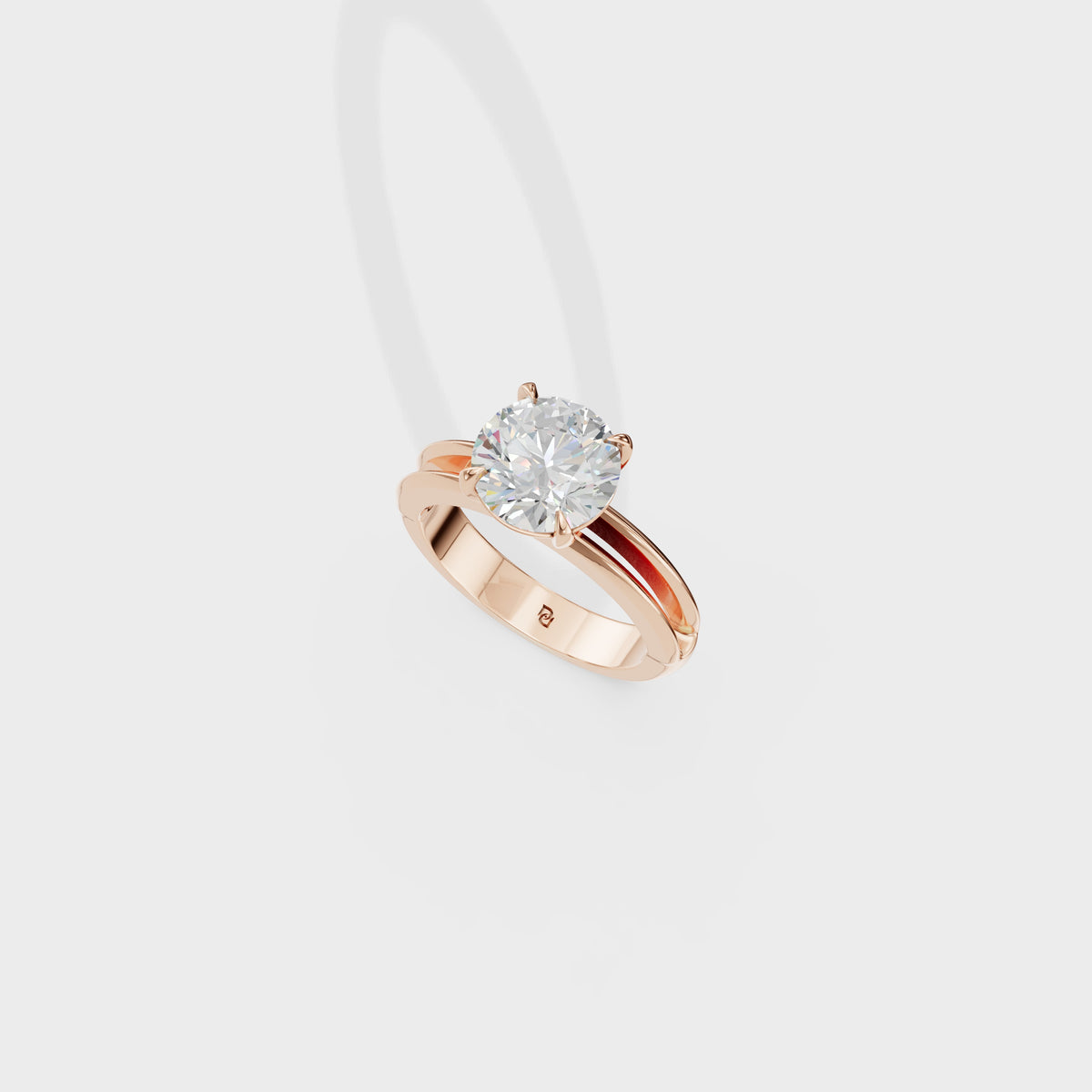 2.40ct Diamond Core Solitaire Band