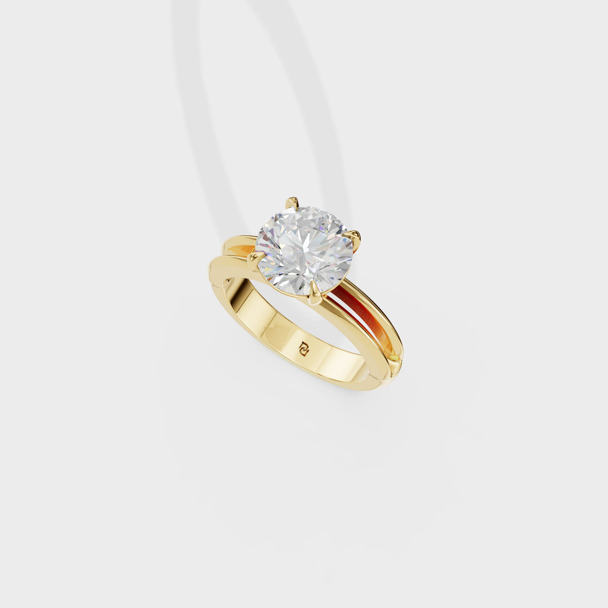 2.40ct Diamond Core Solitaire Band