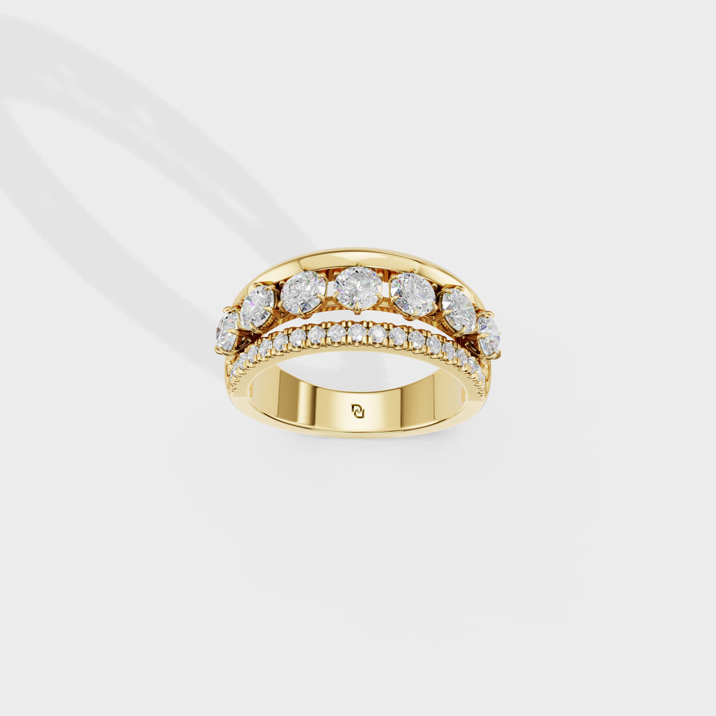 Aura Float Diamond Ring