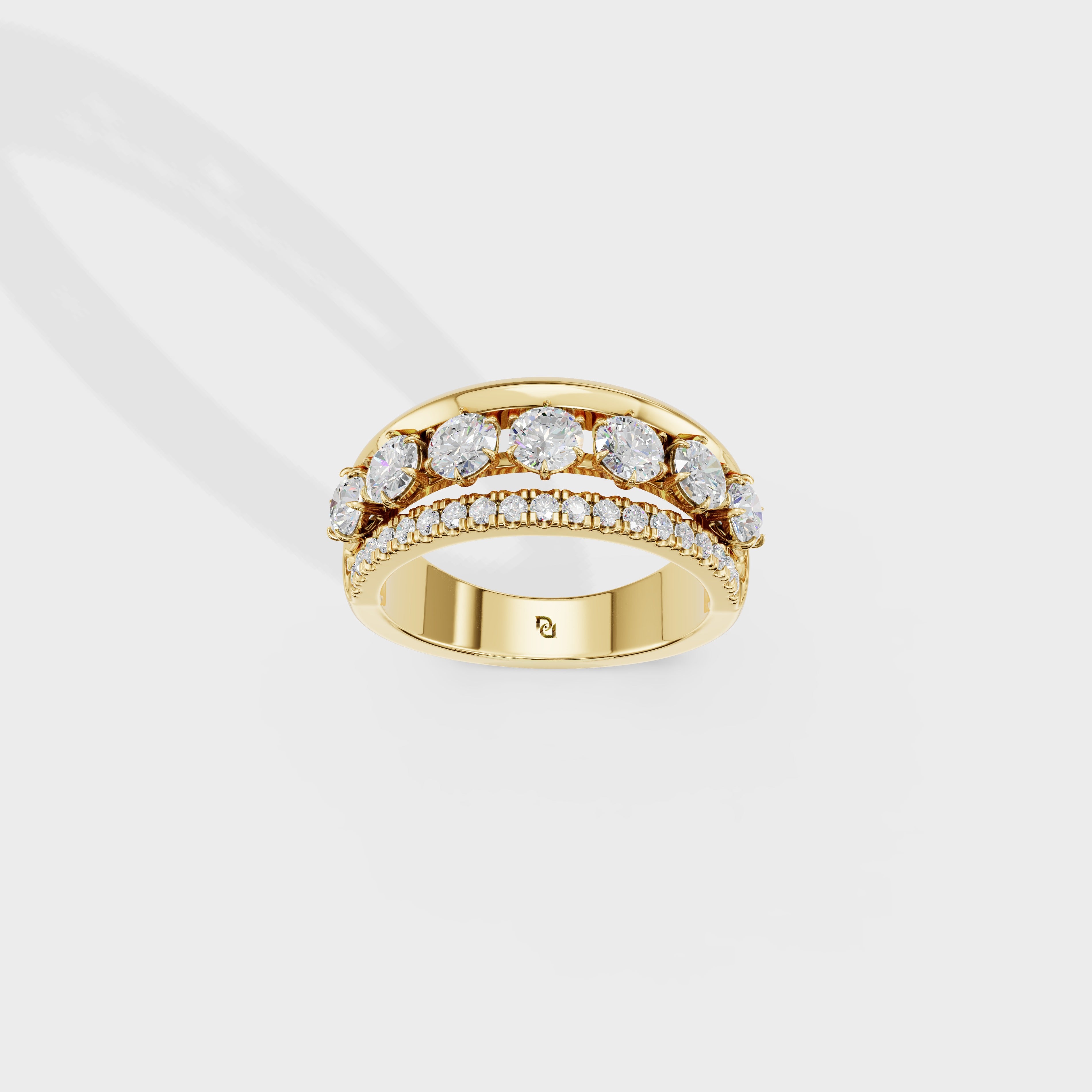 Aura Float Diamond Ring