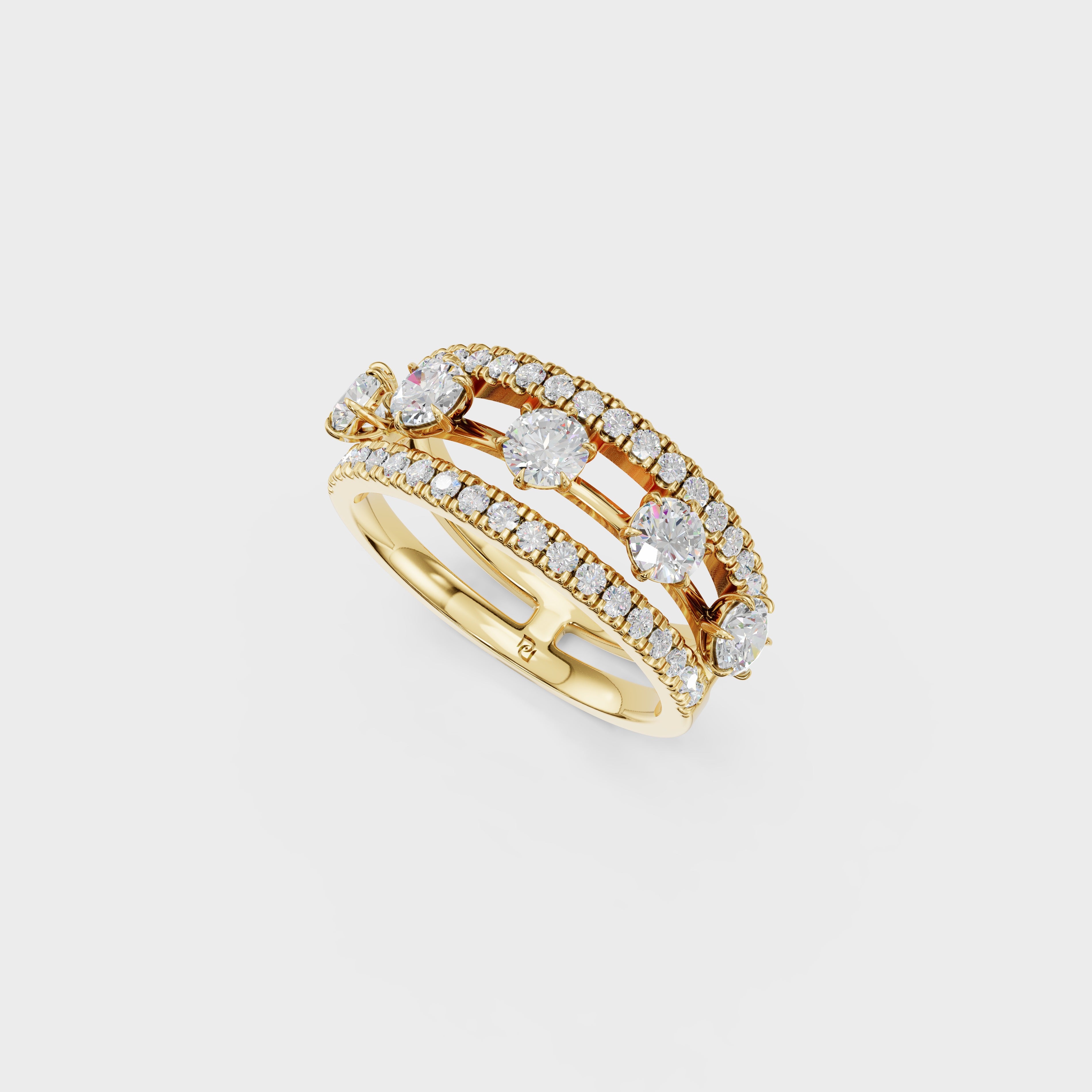 Luxe Layer Diamond Ring