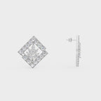 Modern Marquise Frame Studs