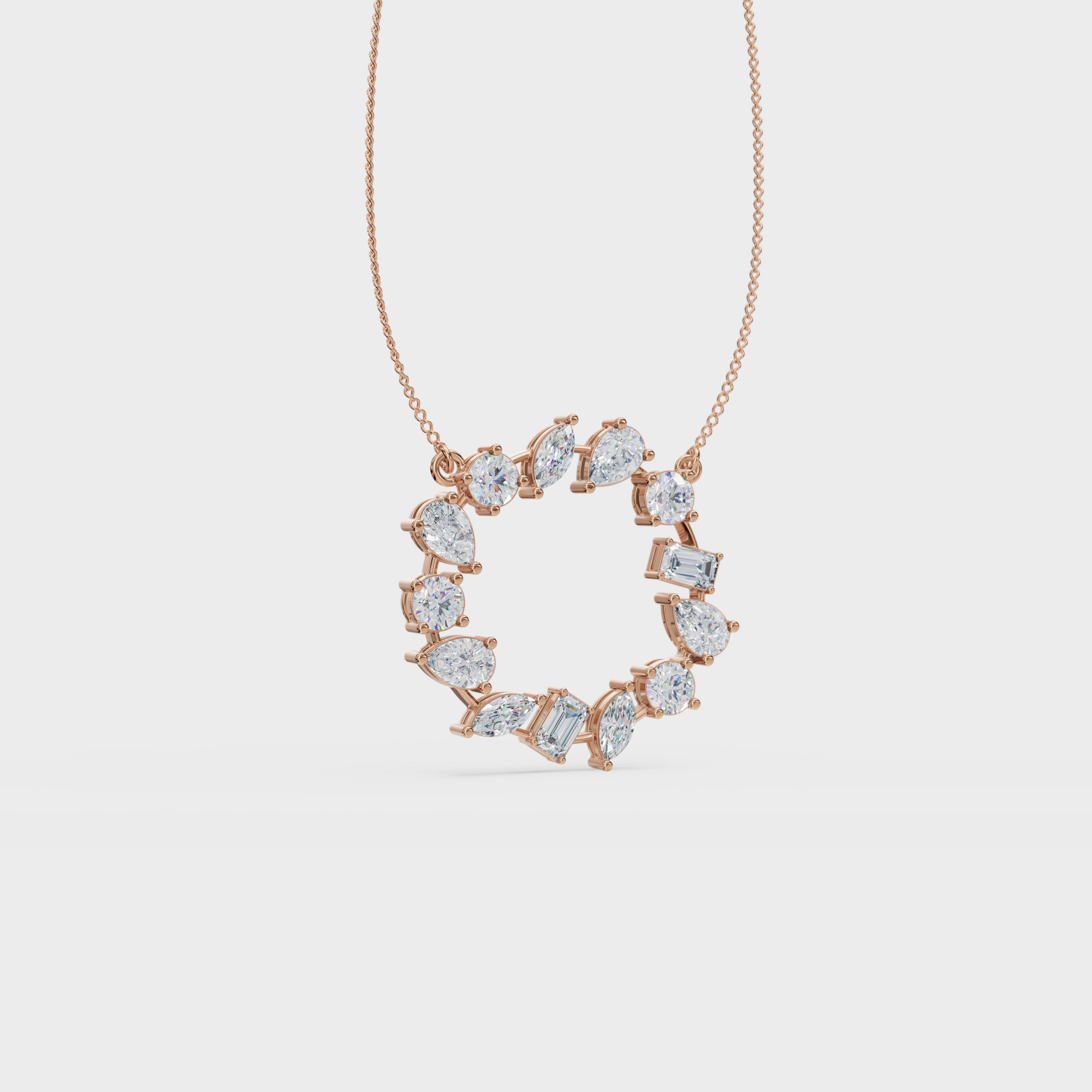 Celestial Orbit Diamond Pendant