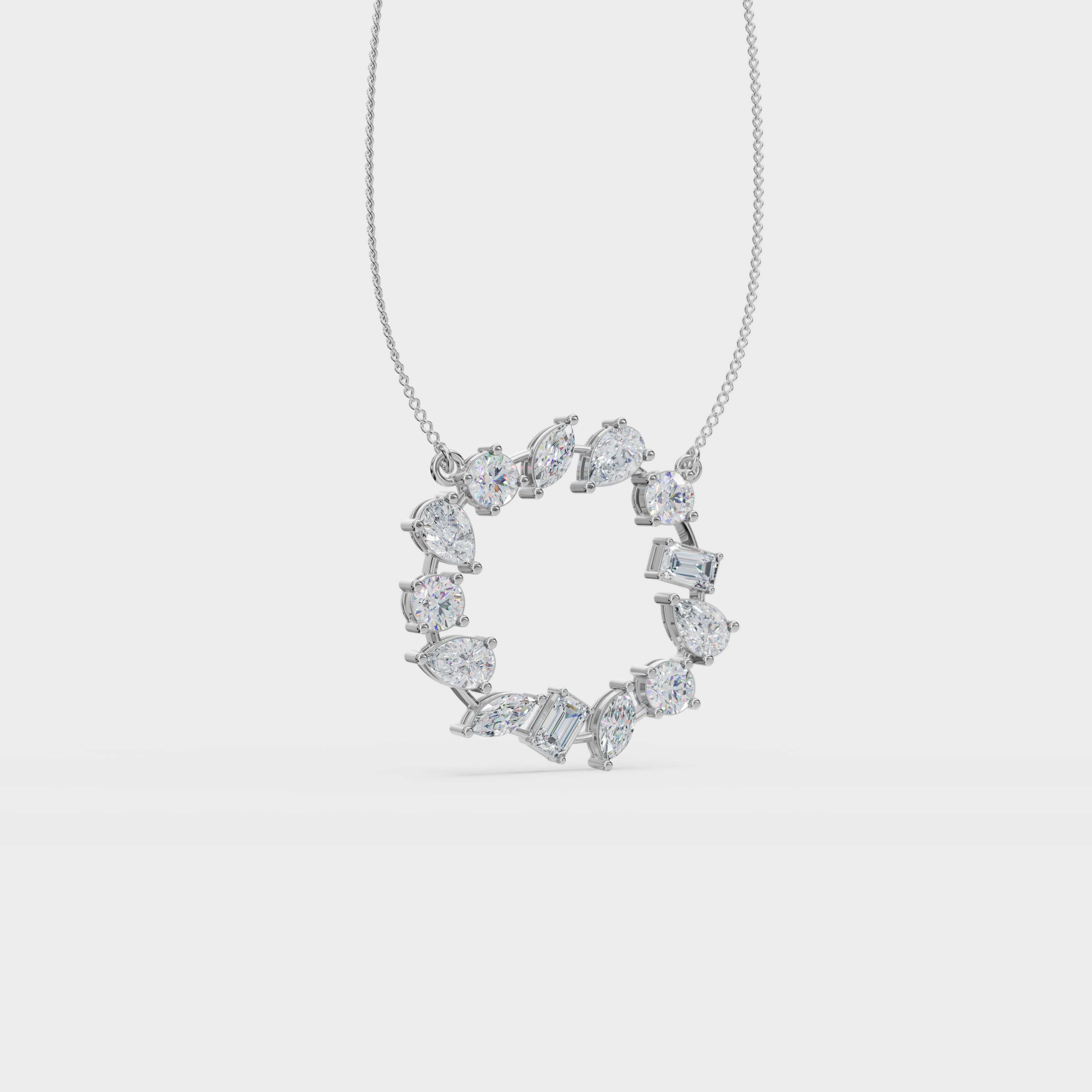 Celestial Orbit Diamond Pendant