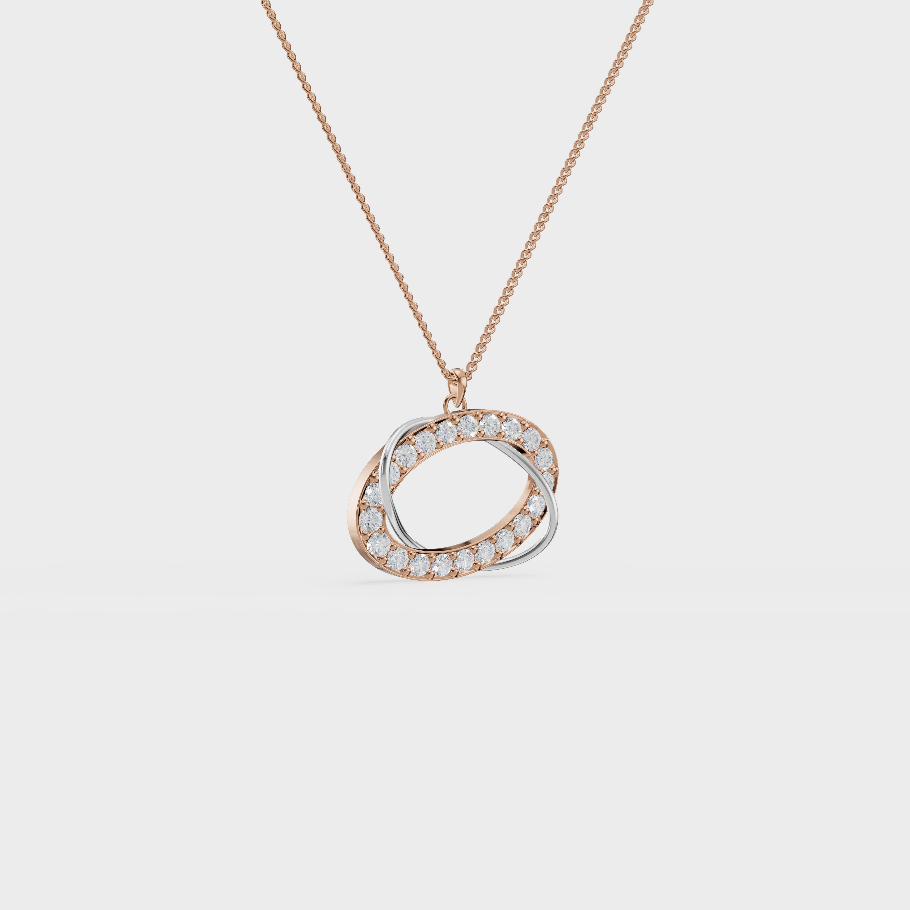 Celestial Orbit Diamond Pendant