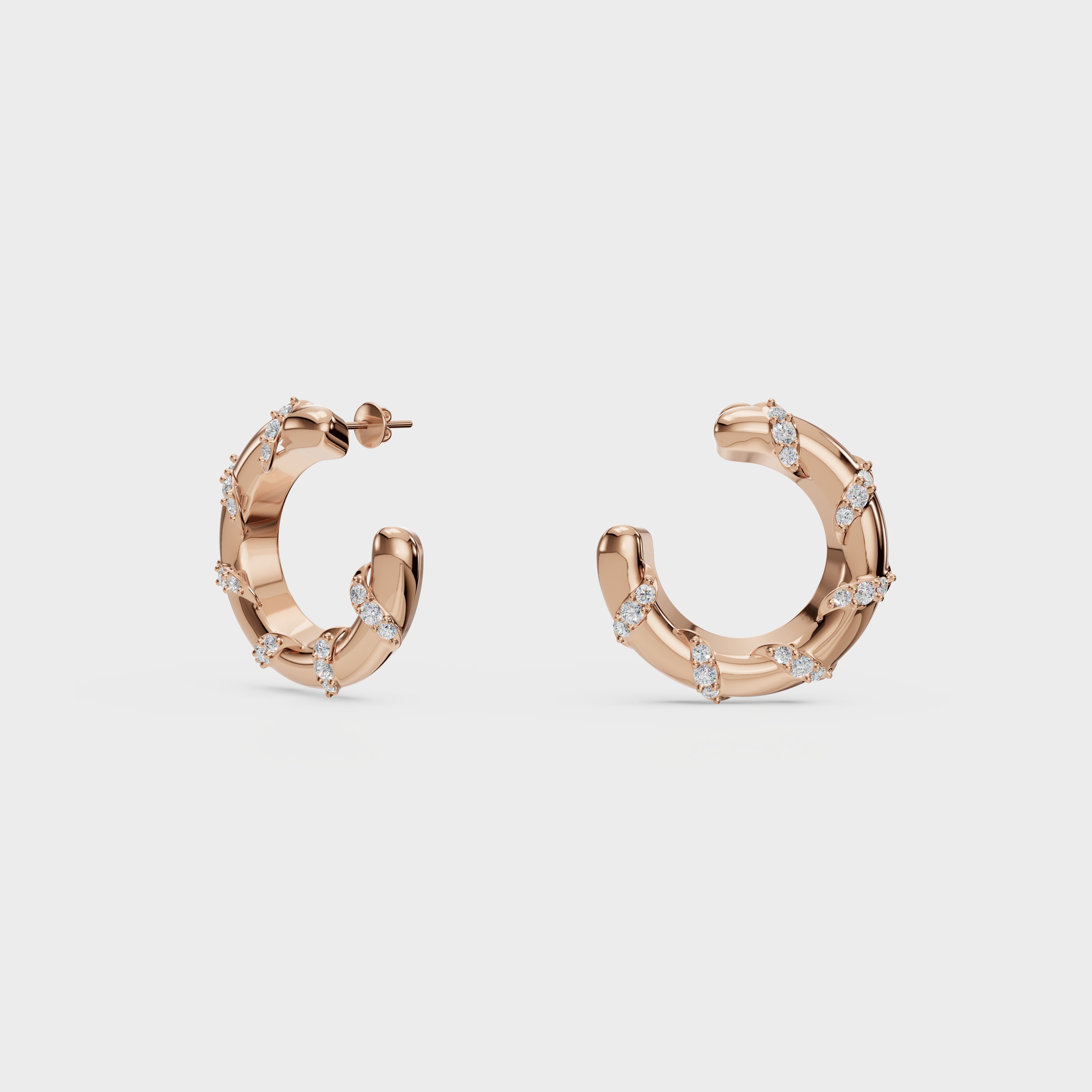 Brilliant Embrace Hoops