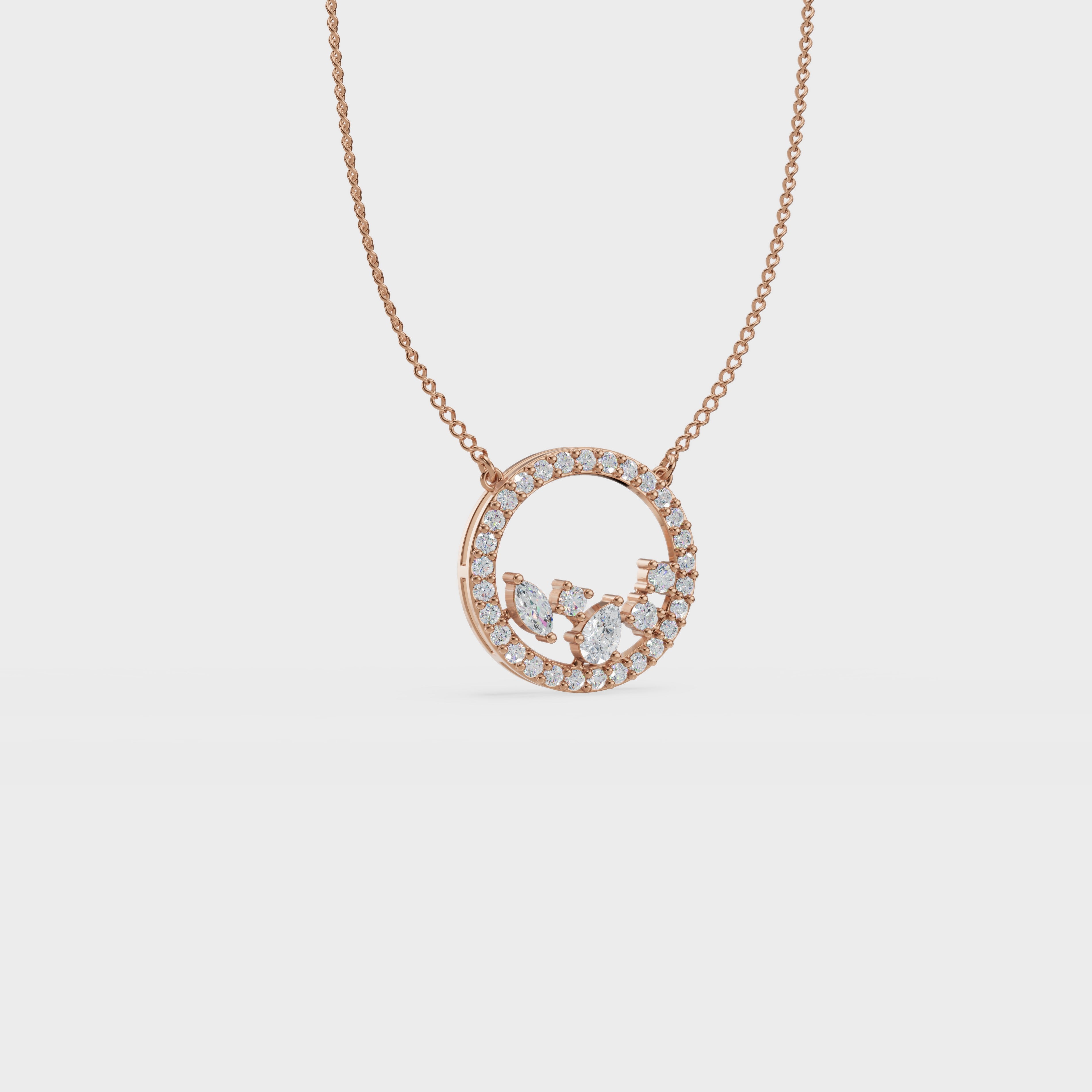 Celestial circle pendant